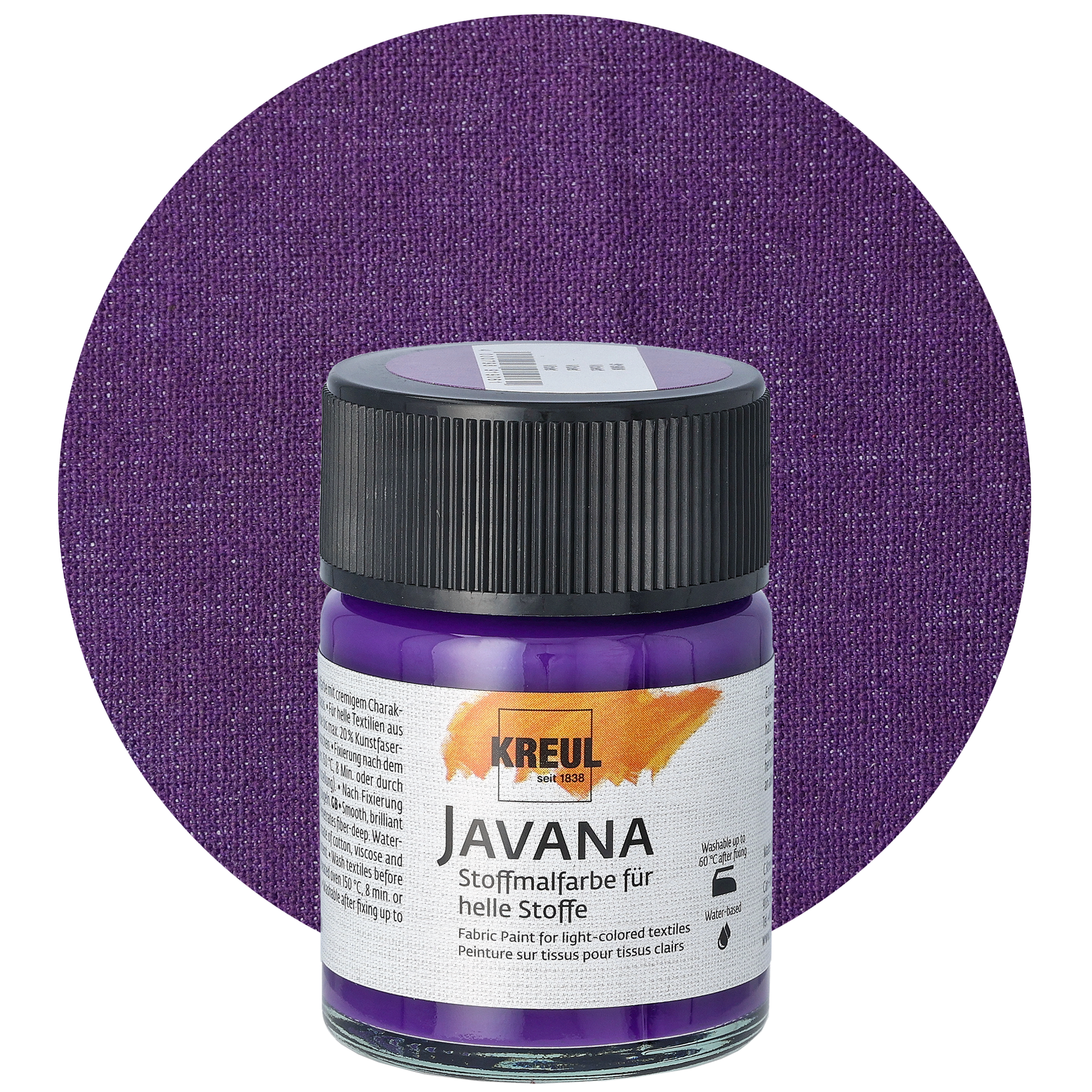 Textilfärg för ljusa tyger, lila