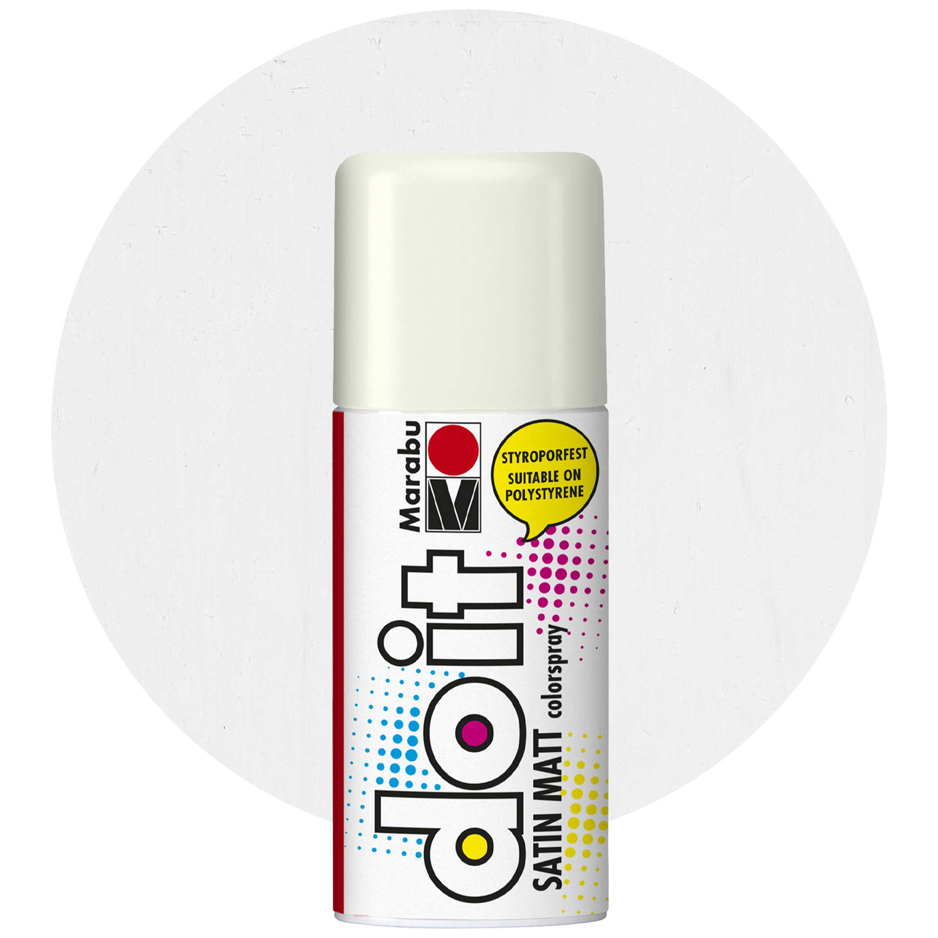 Suihkeväri, valkoinen