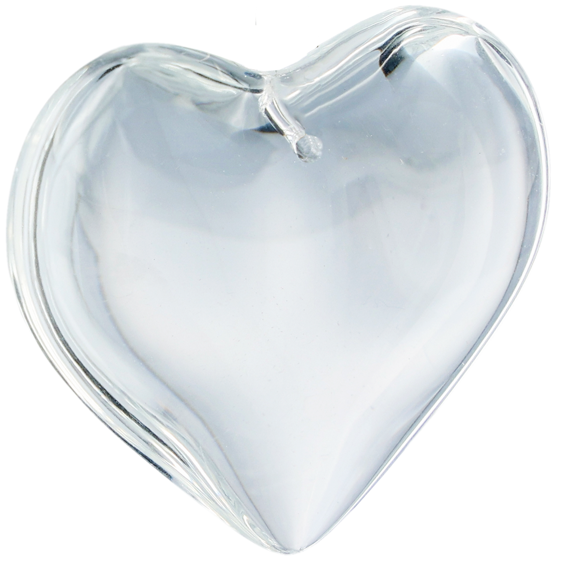 Kristall hjärta, 4 cm