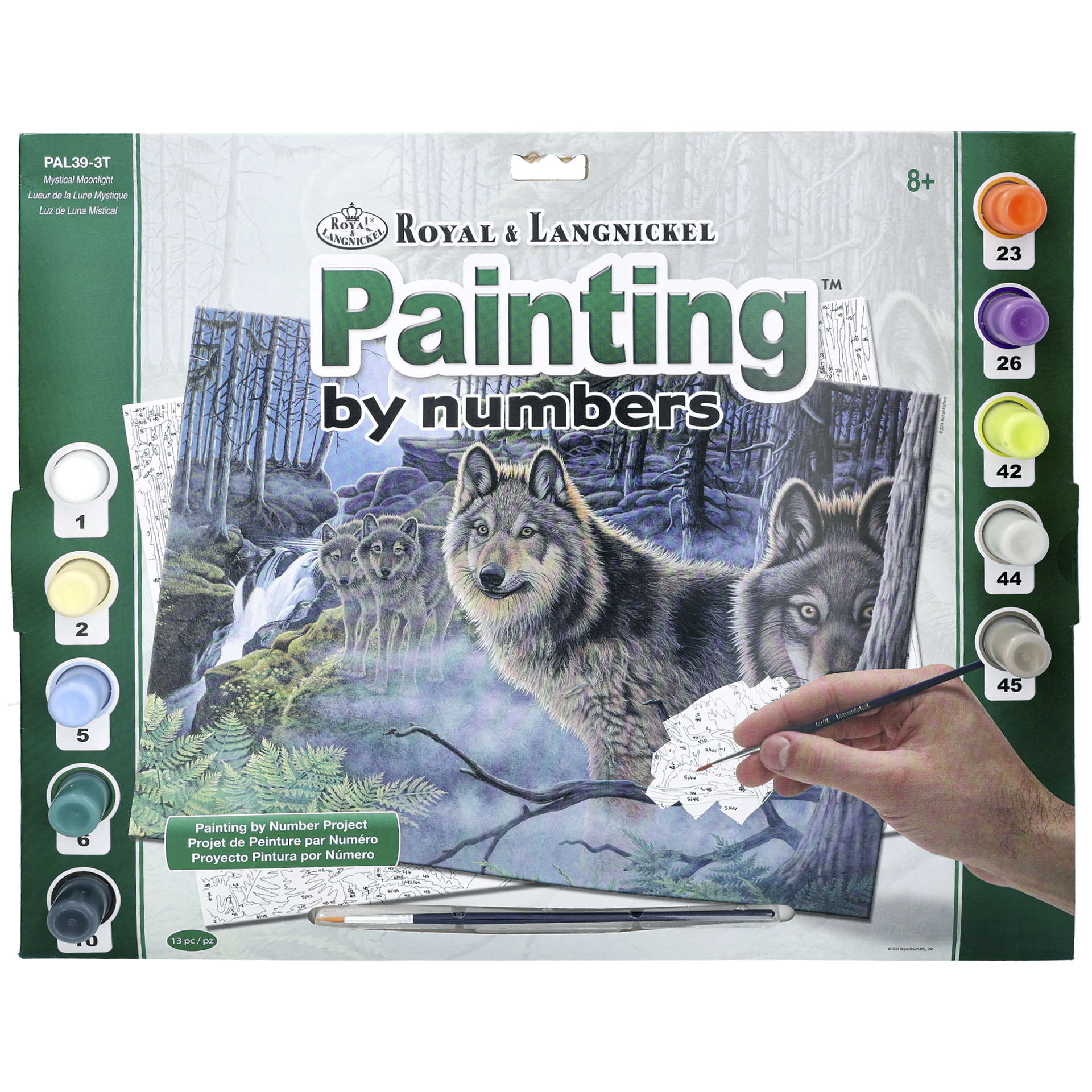 Royal Langnickel Painting by numbers large, mystical moonlight