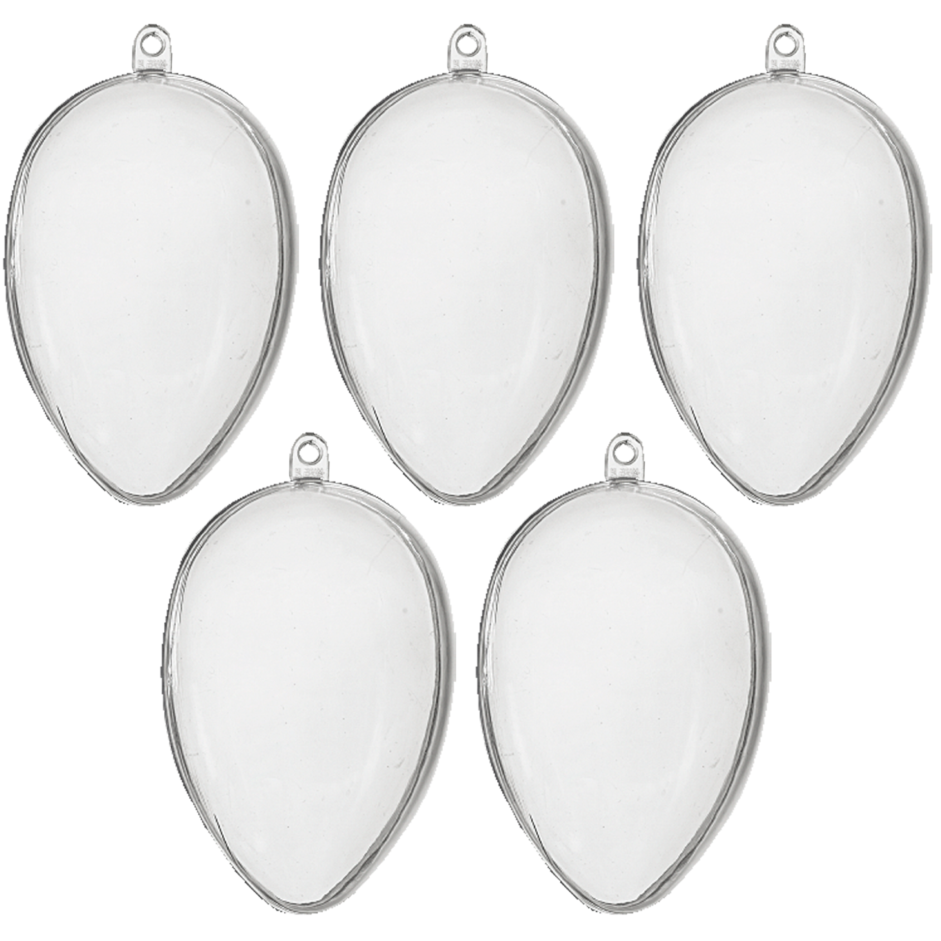 Plastägg 5-pack, 80 mm