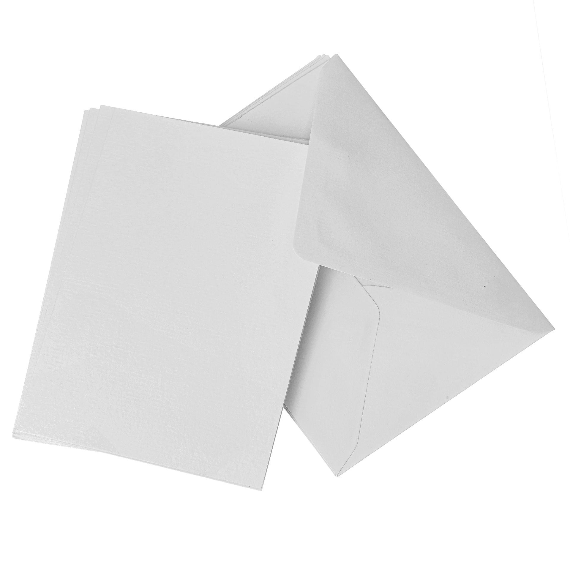 Kort og konvolutt Premium, hvit