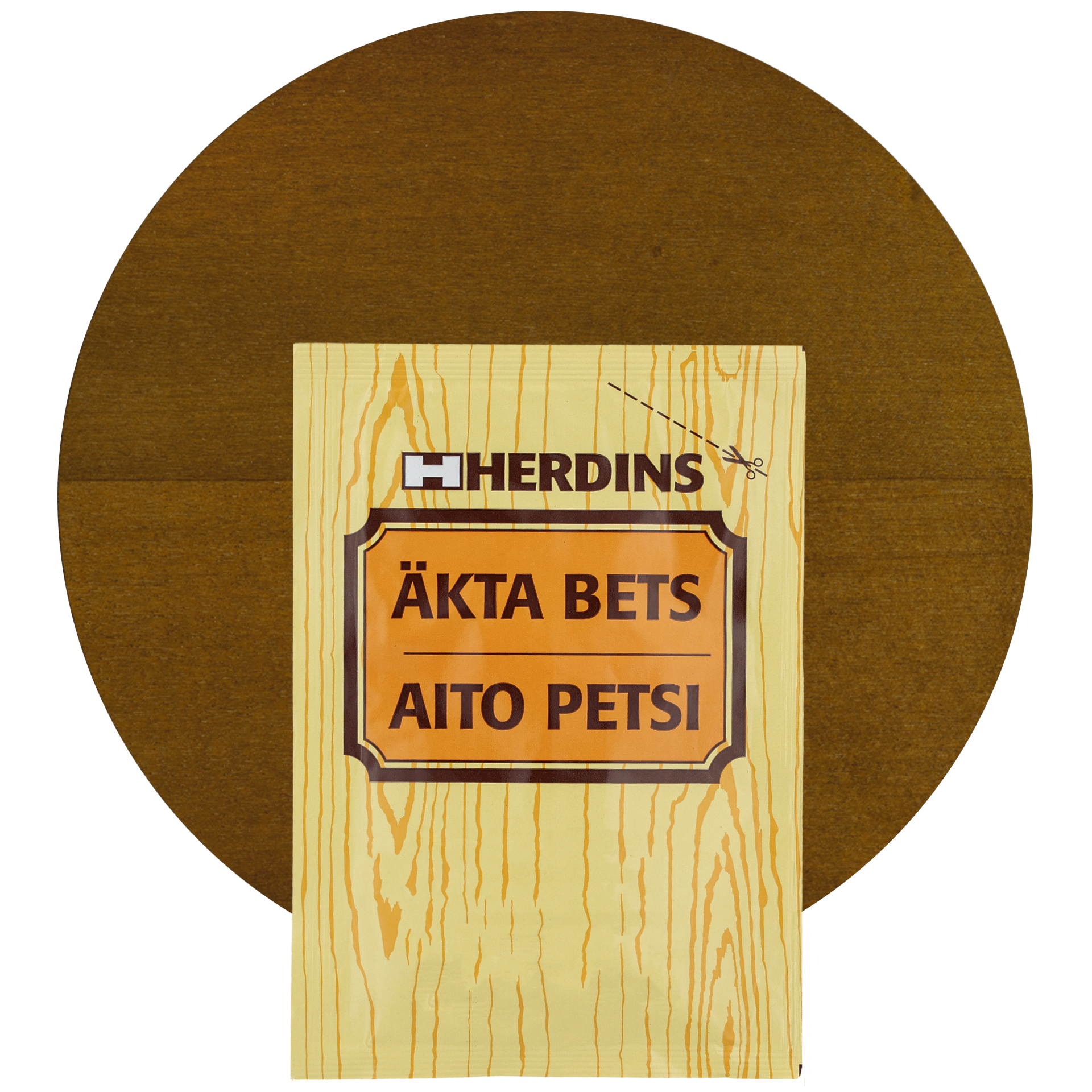 Äkta bets, ljus valnöt