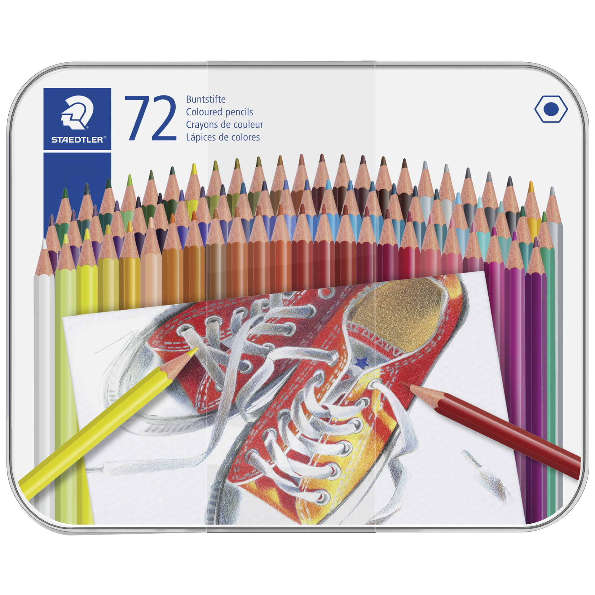 STAEDTLER Färgpennor, 72 st