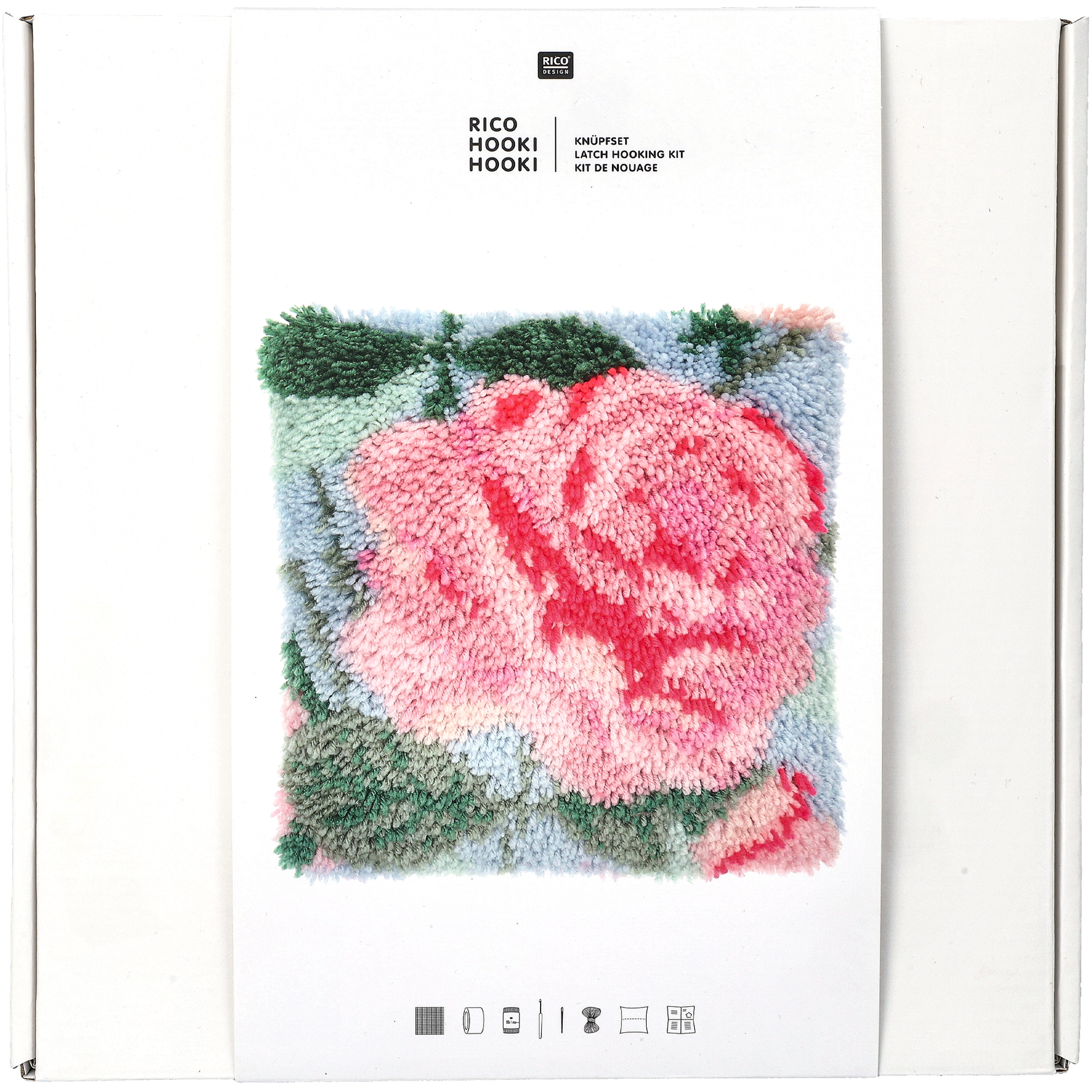 DIY Ryijysetti Ruusutyyny