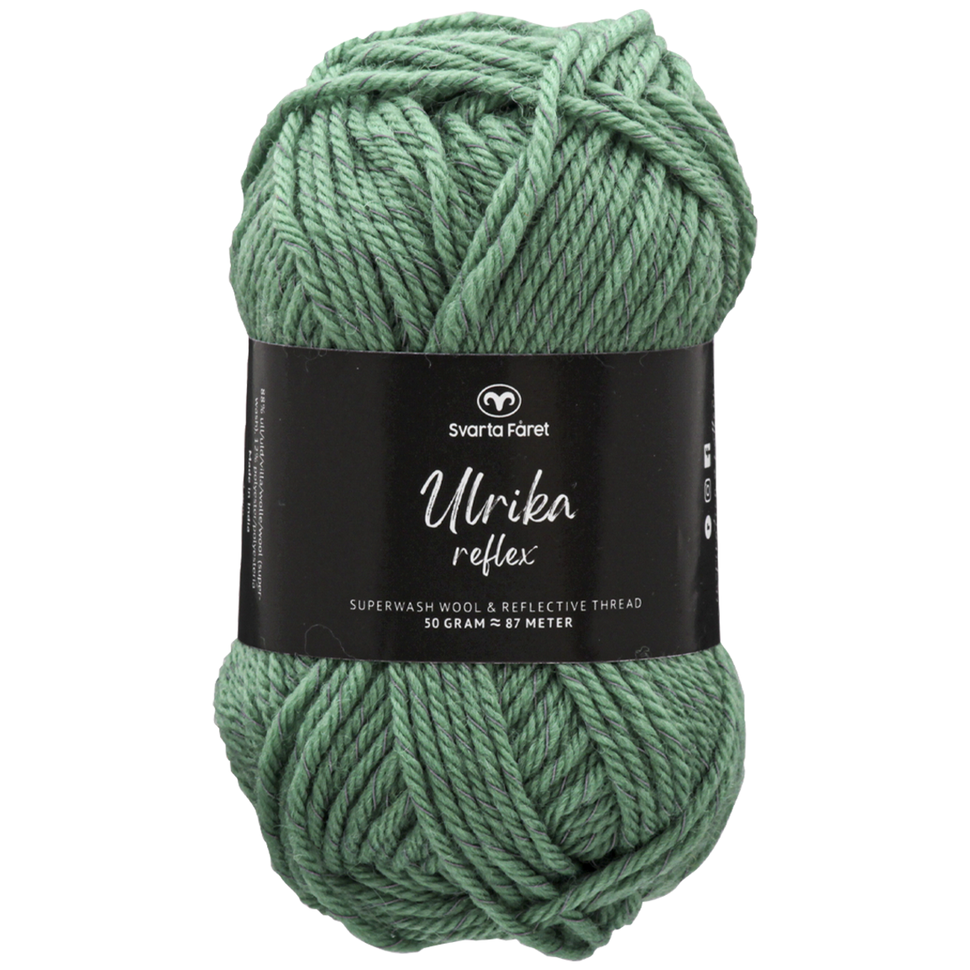 Ulrika reflex ullgarn, salvie