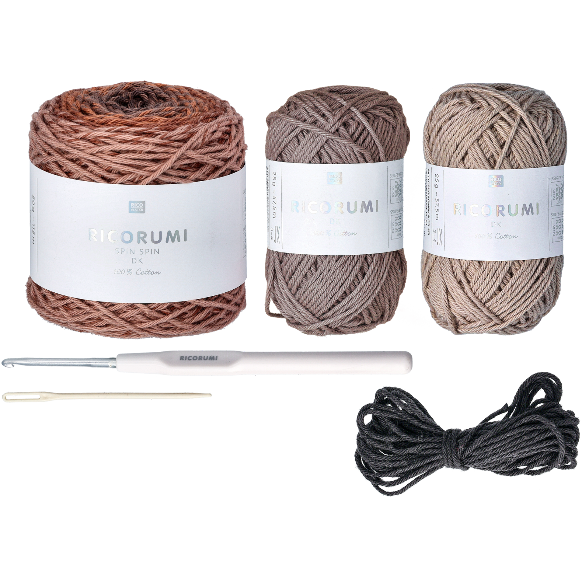 Virkkit snuttefilt Björn