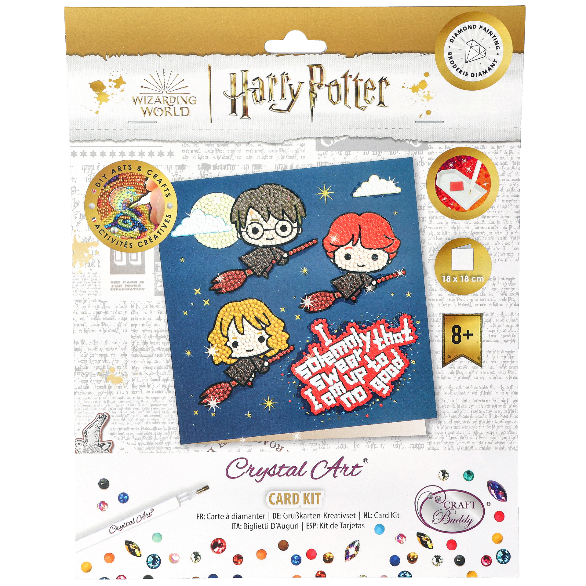 Crystal Card kit Harry Potter Flying high
