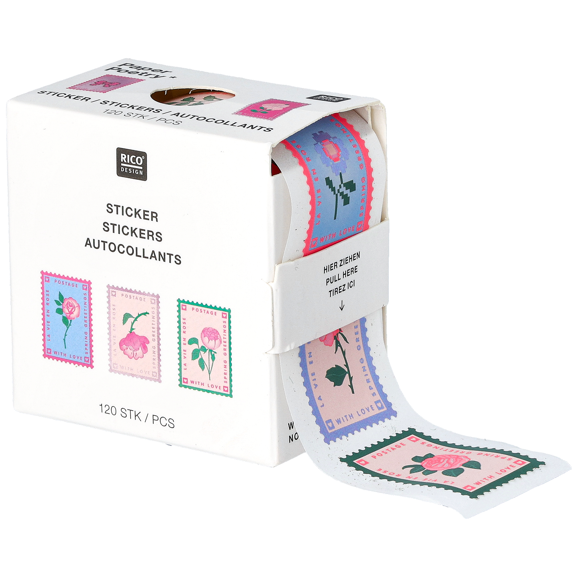 Frimerke-klistremerker La vie e