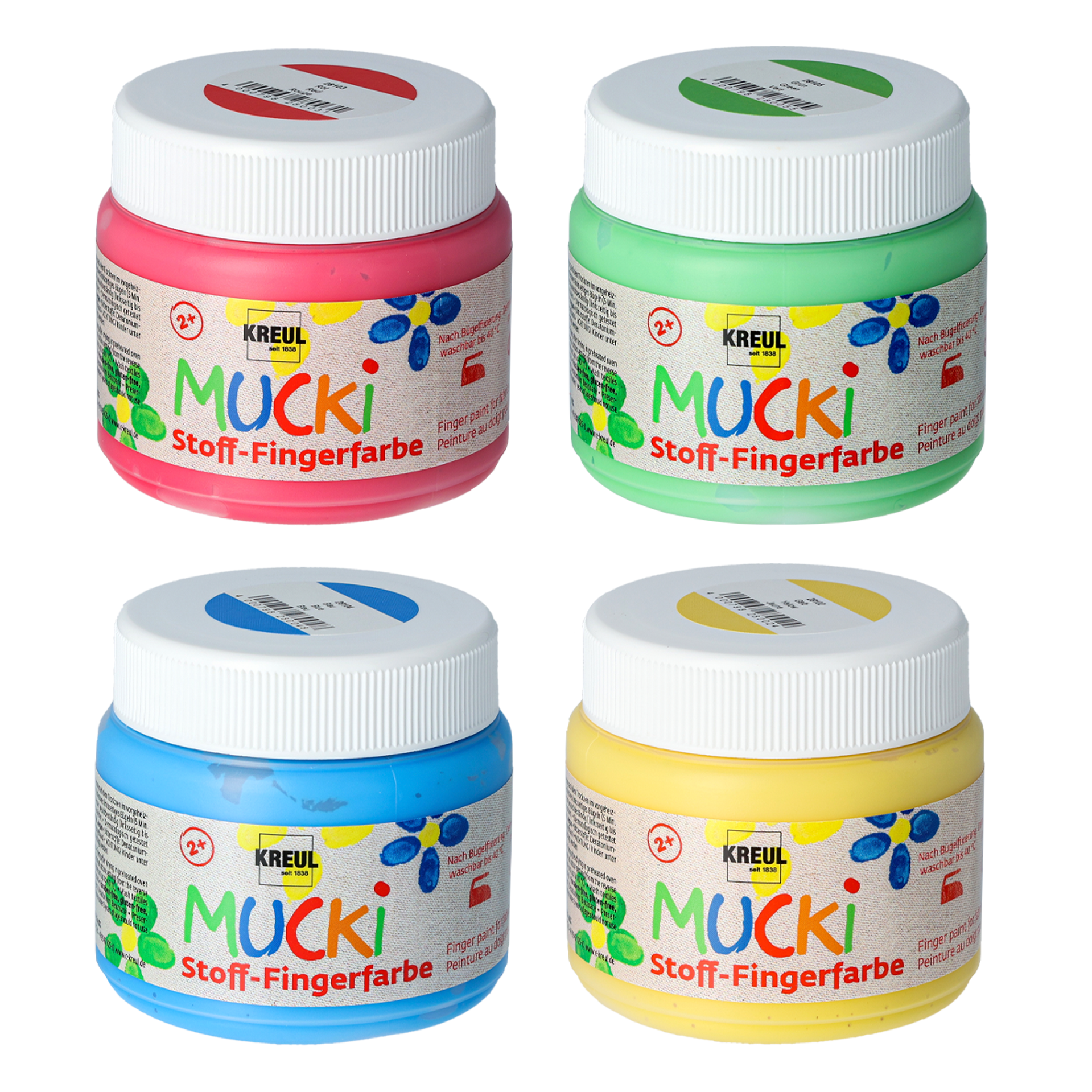 Mucki fingerfärg för tyg