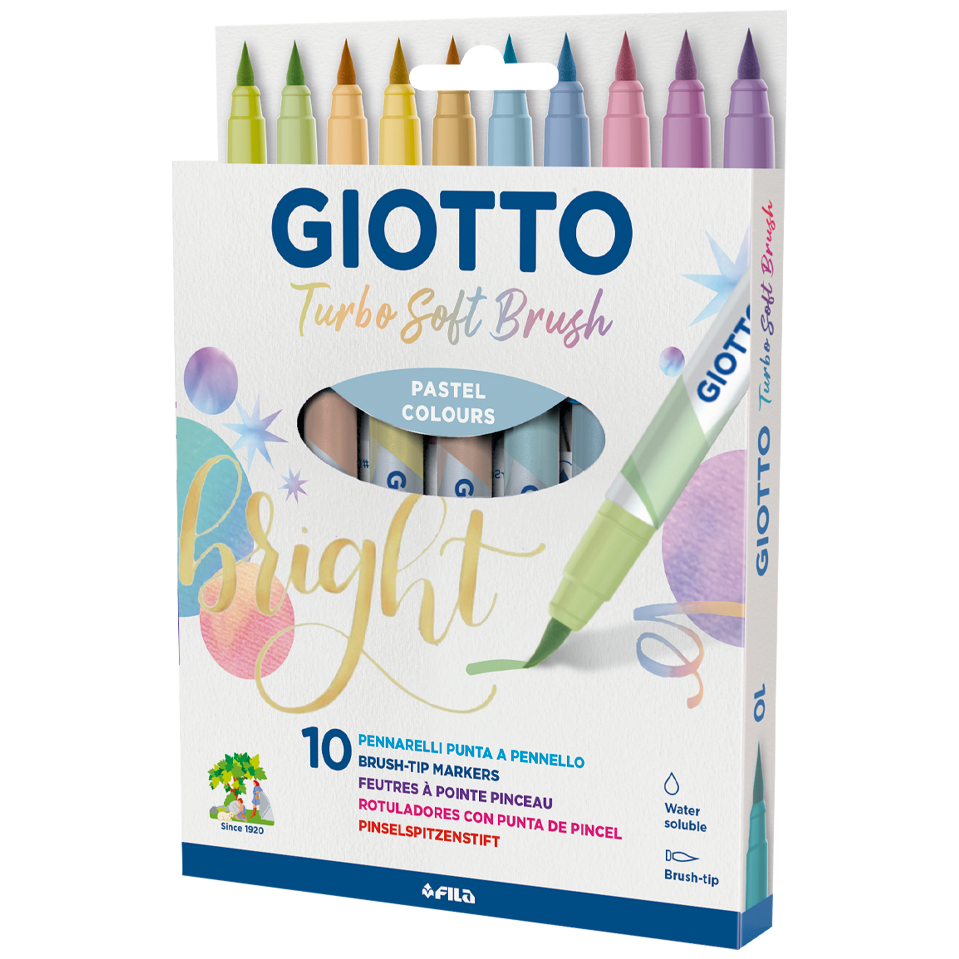 Giotto Soft brush pastels