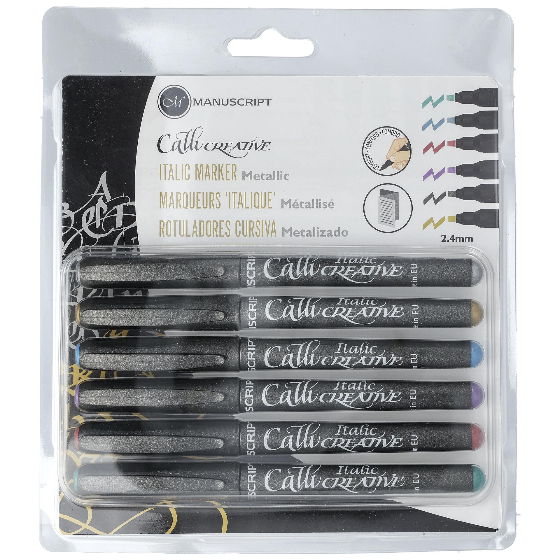 Manuscript Kalligrafiakynät 6 kpl