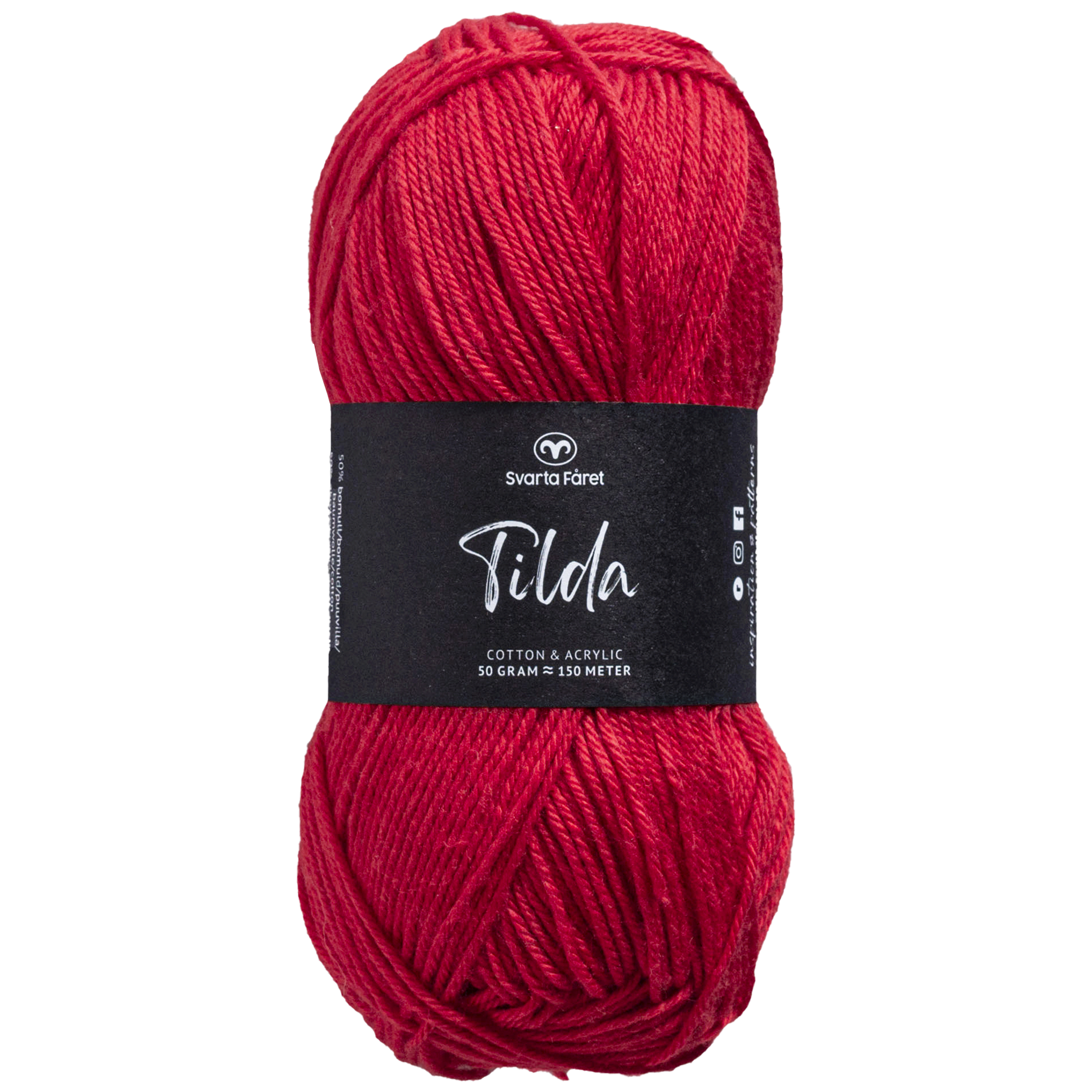 Svarta Fåret Tilda, puuvilla/akryylilanka