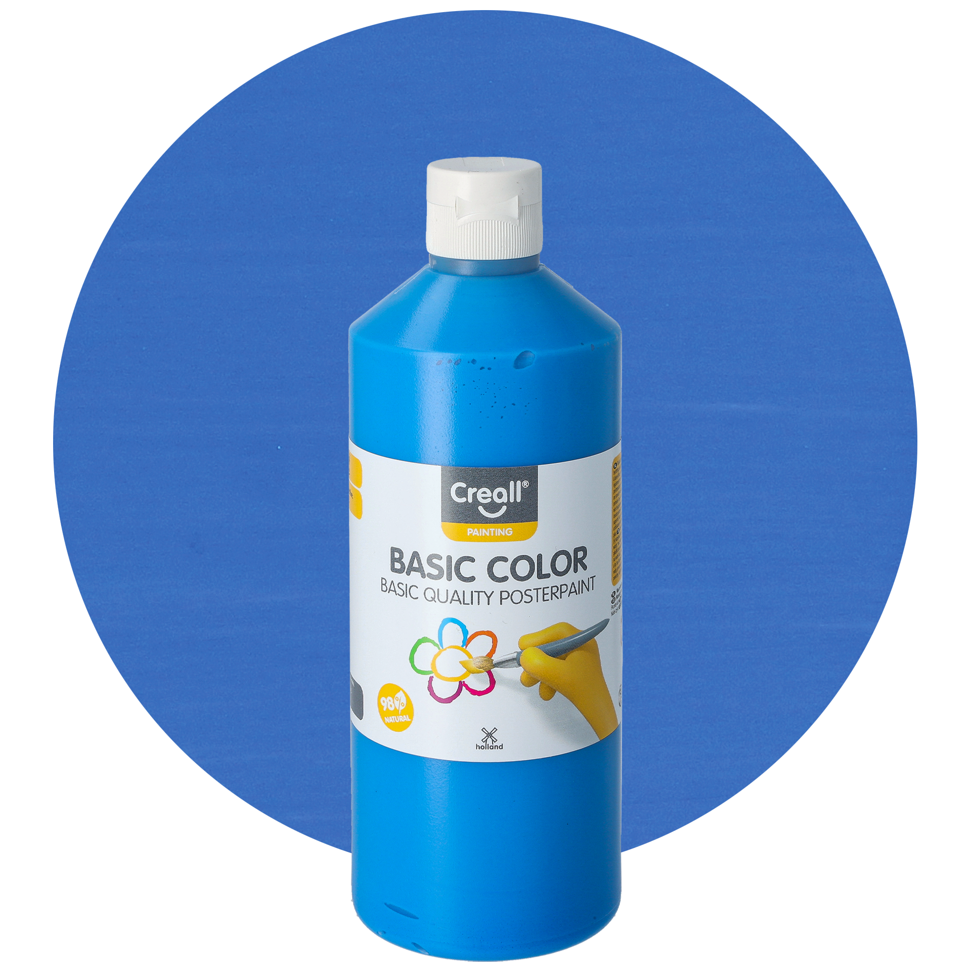 Basic color 500 ml, primärblå