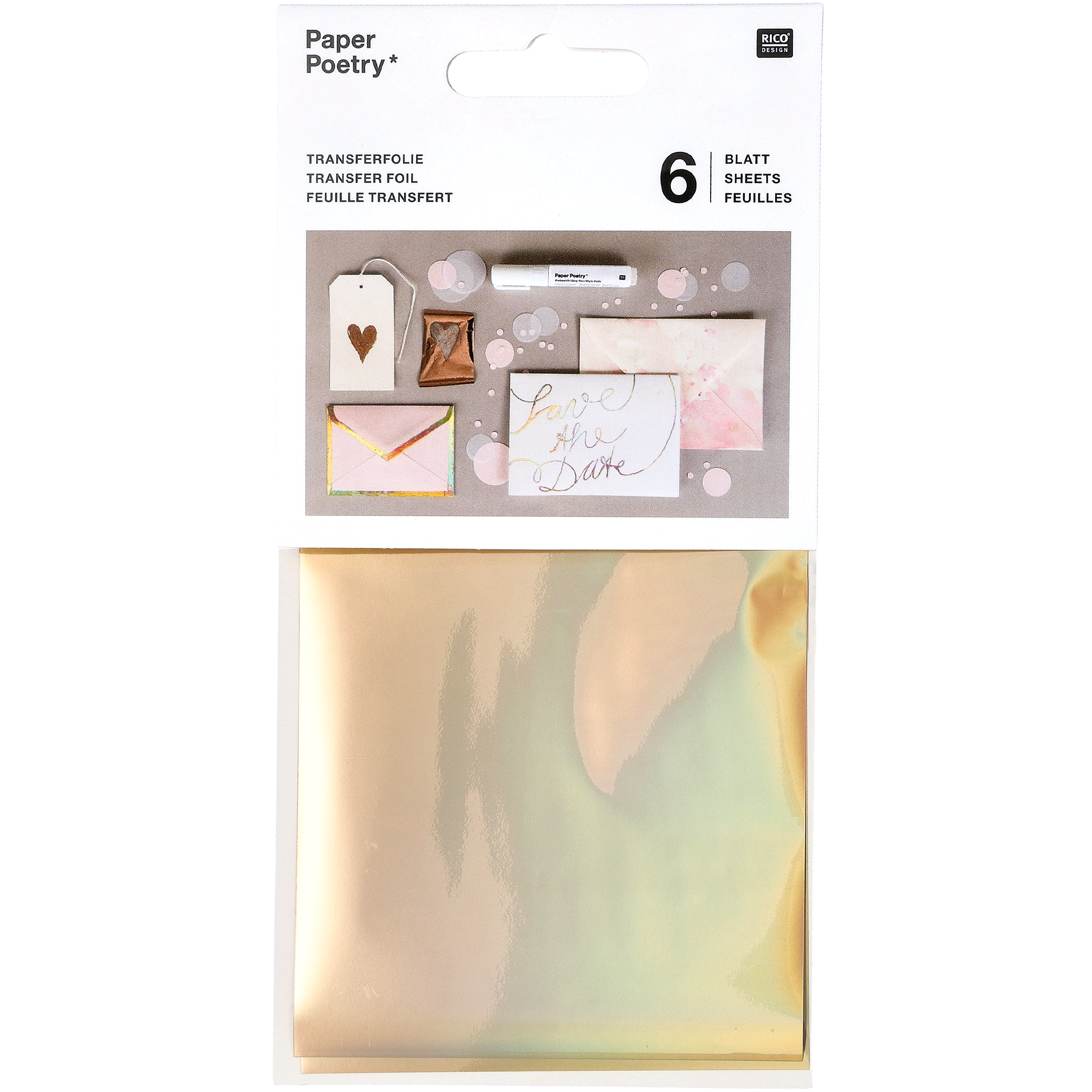 Transferfolie Iriserande