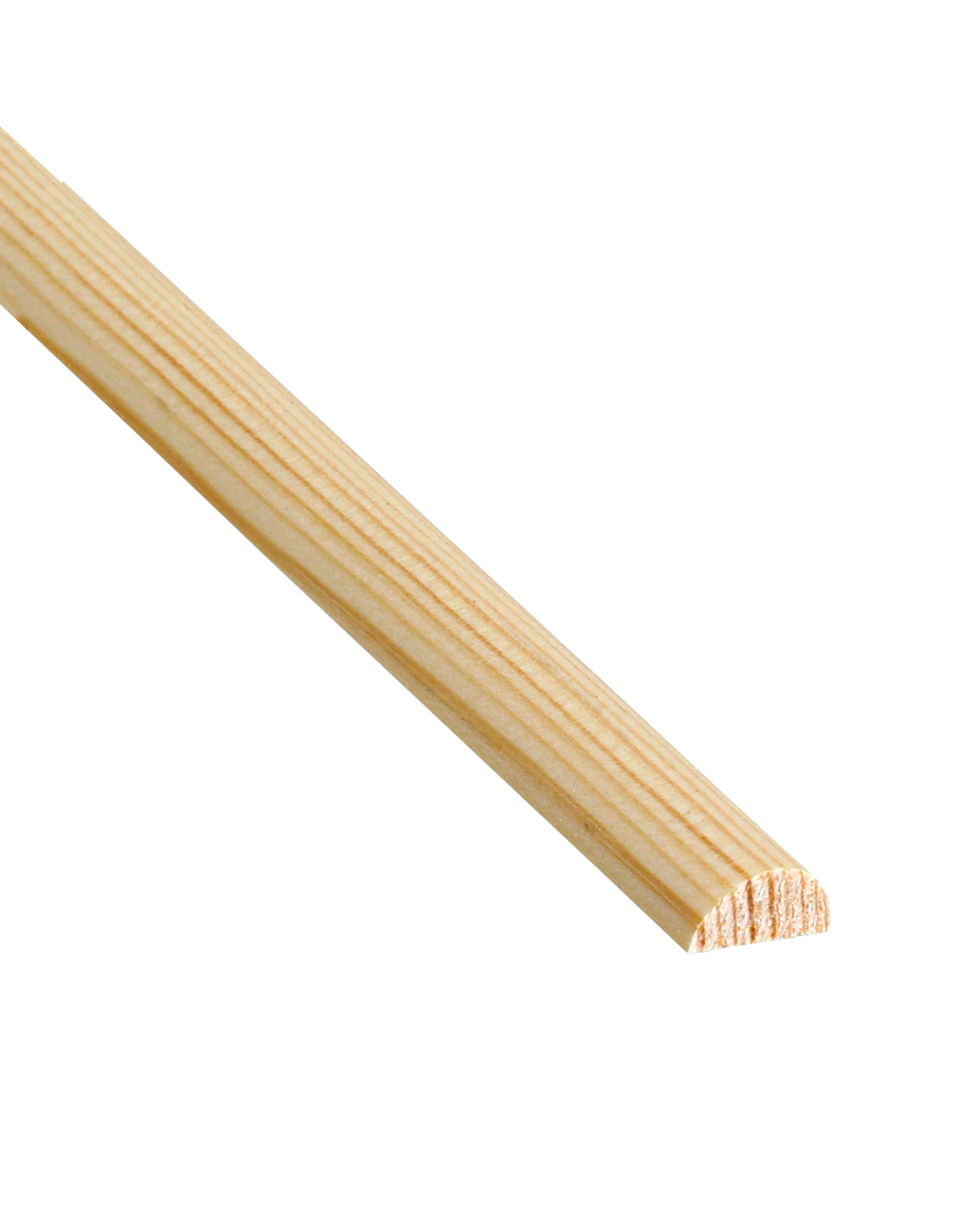 Puolipyöreä sauva mänty, Ø 15 mm