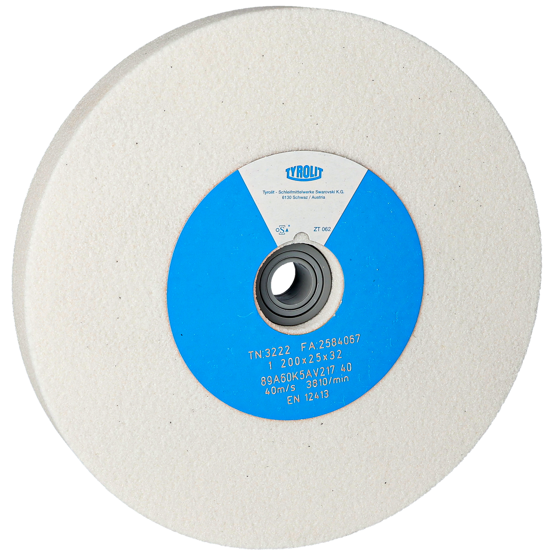 Slipskiva, 200x25 mm