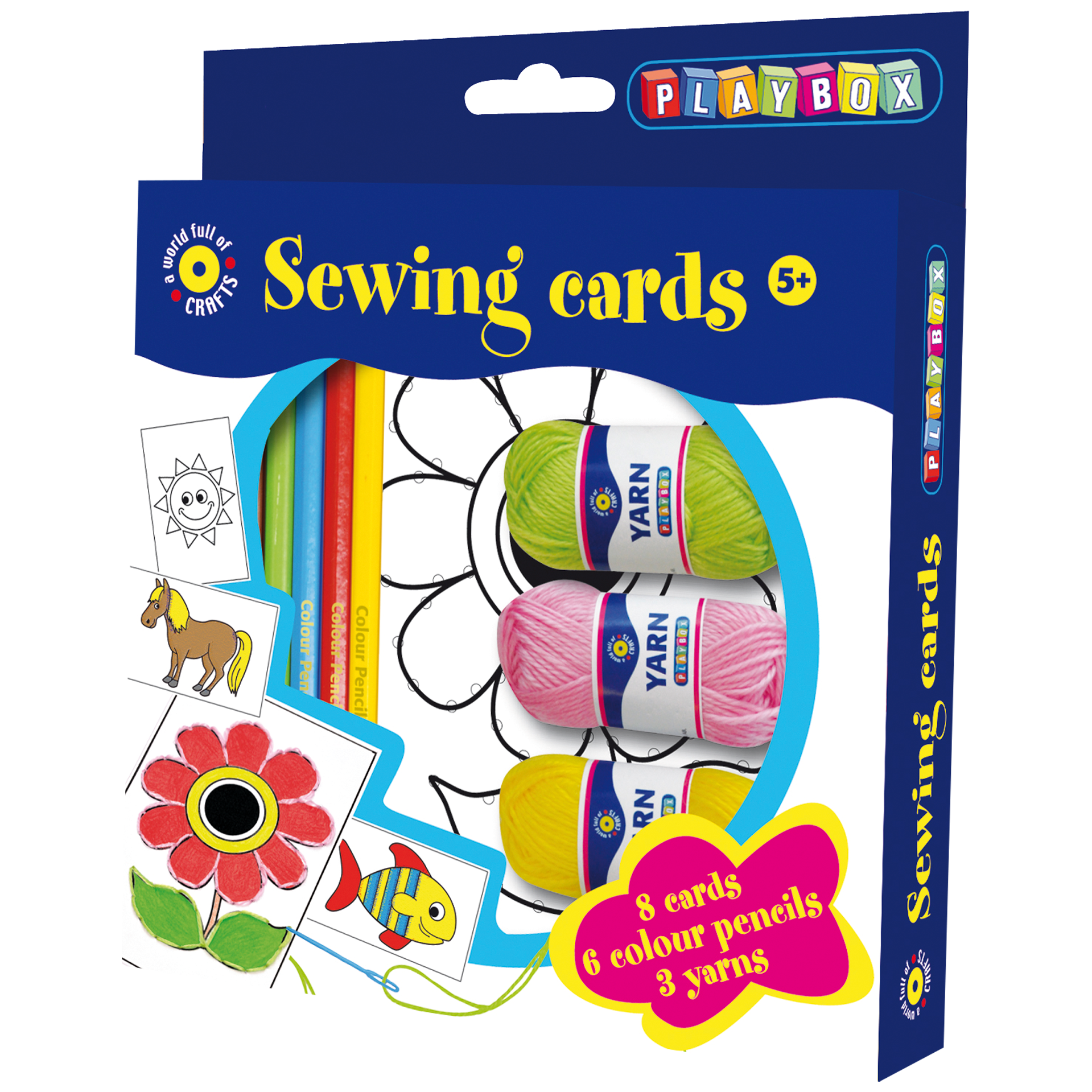 Pysselset sy & brodera