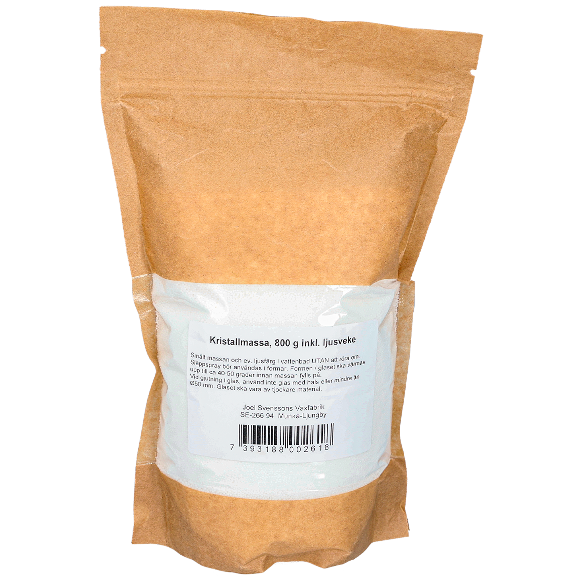 Kristallimassa kynttilöille