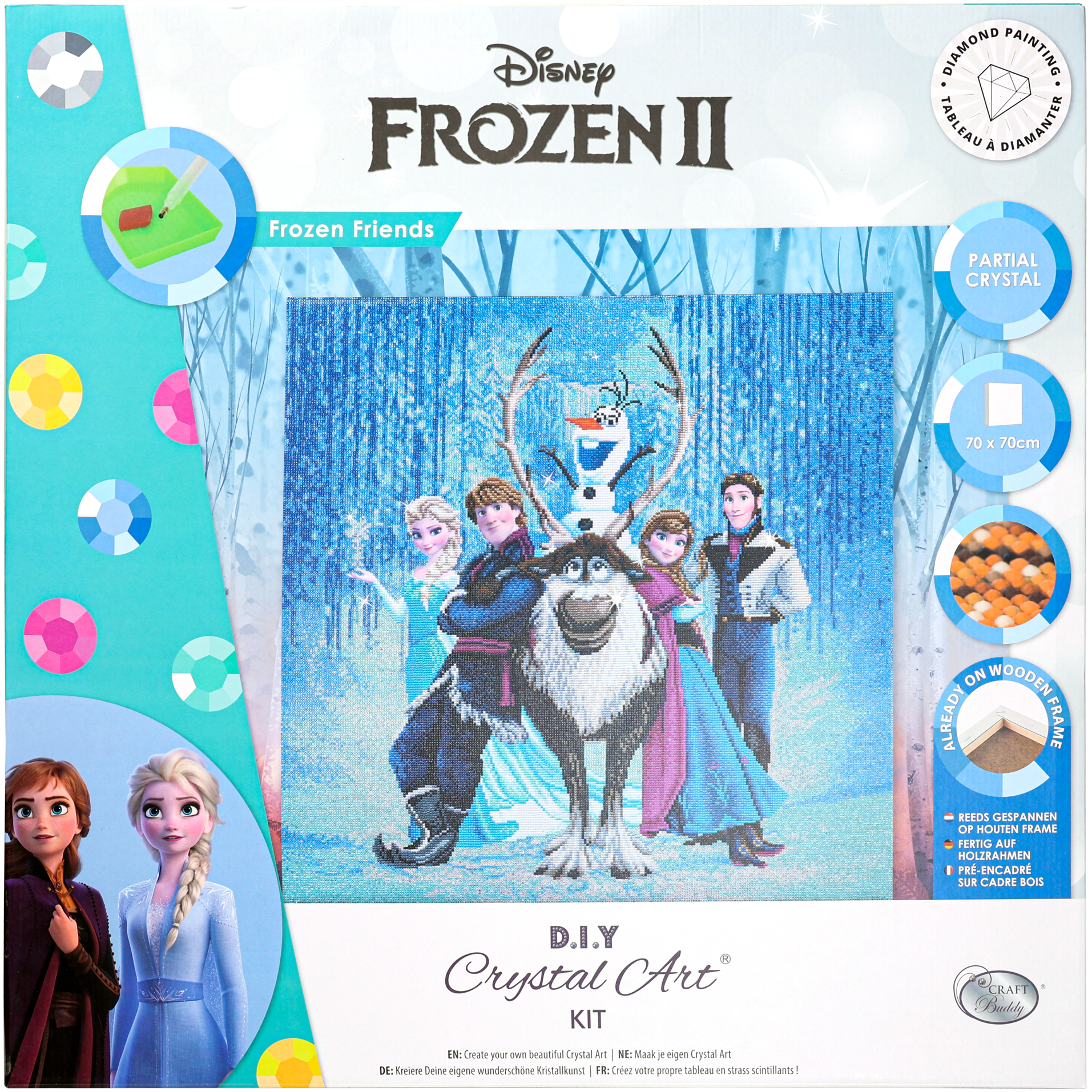 Diamond painting Kits Canvas Frozen Friends