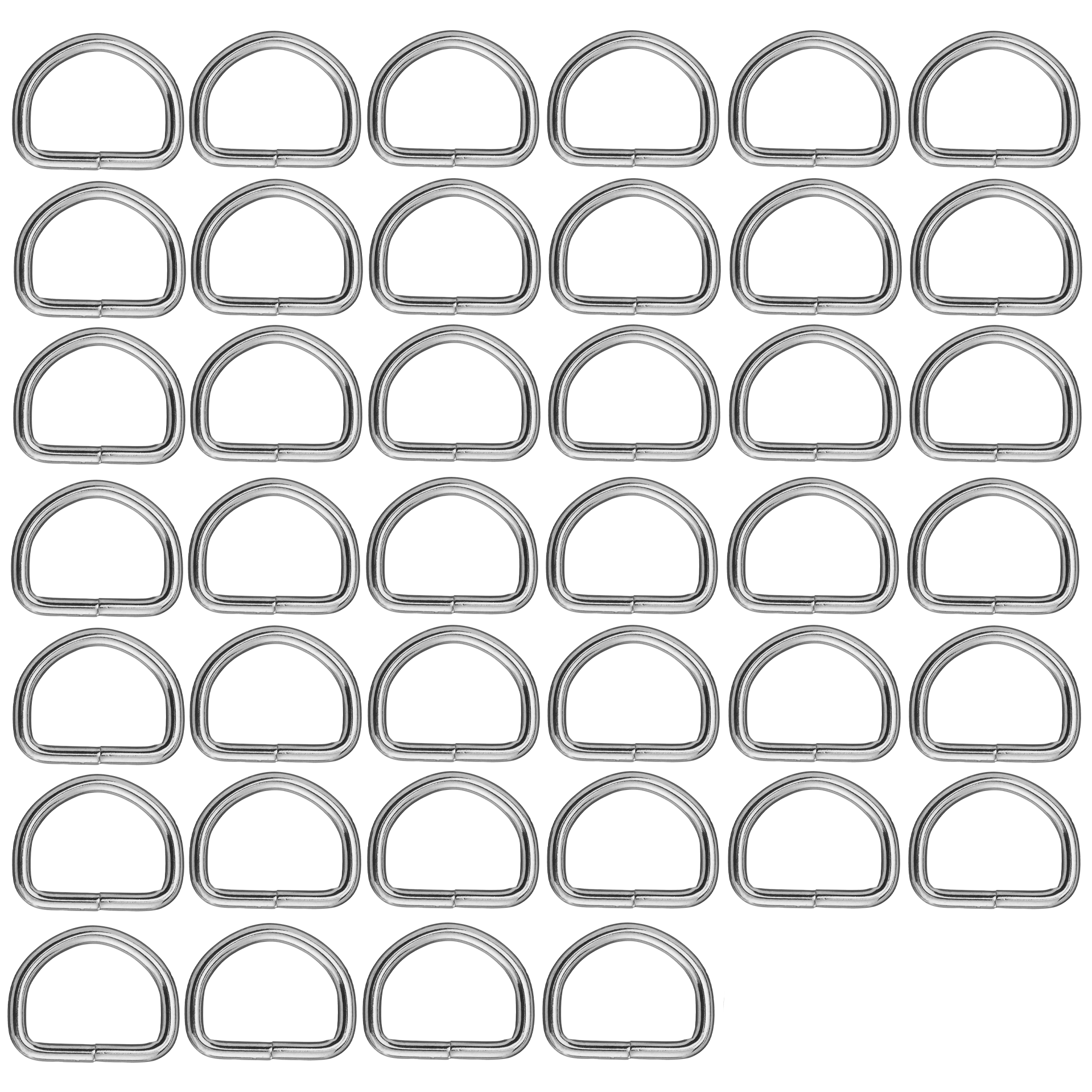 Halvrund ring, Ø 20x15 mm