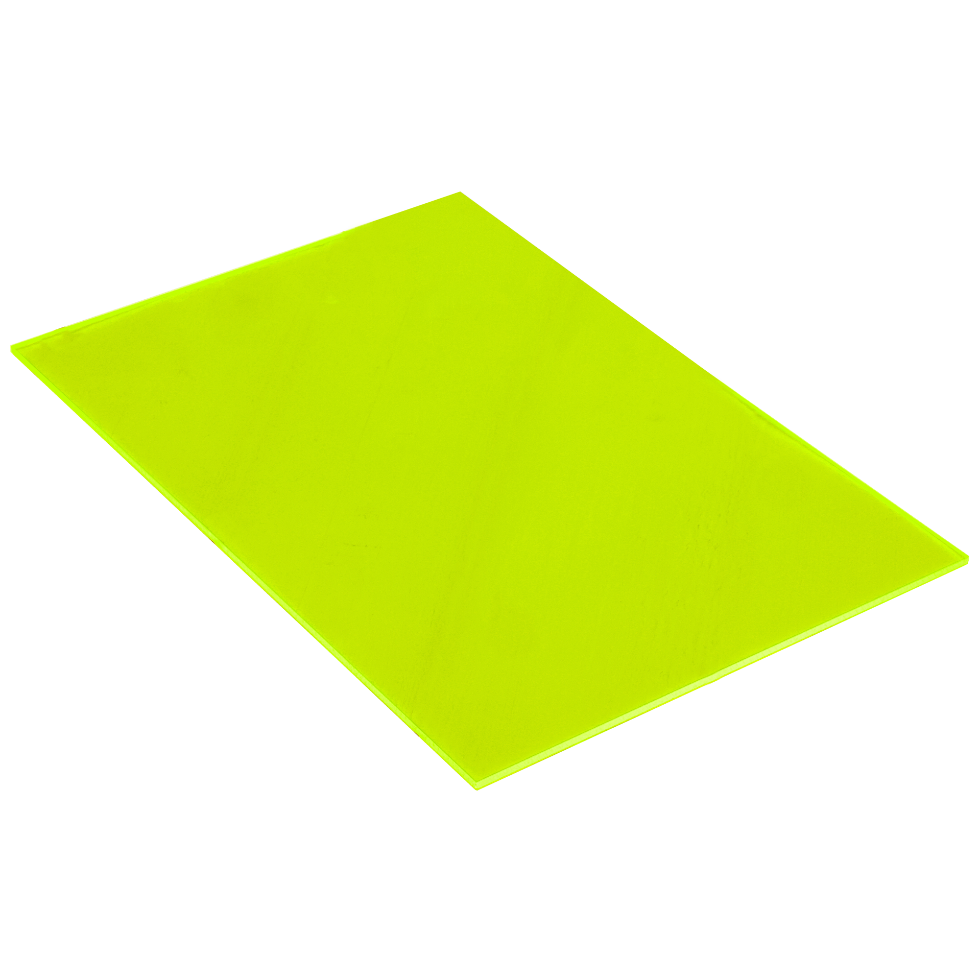 Akrylplate, neongrønn