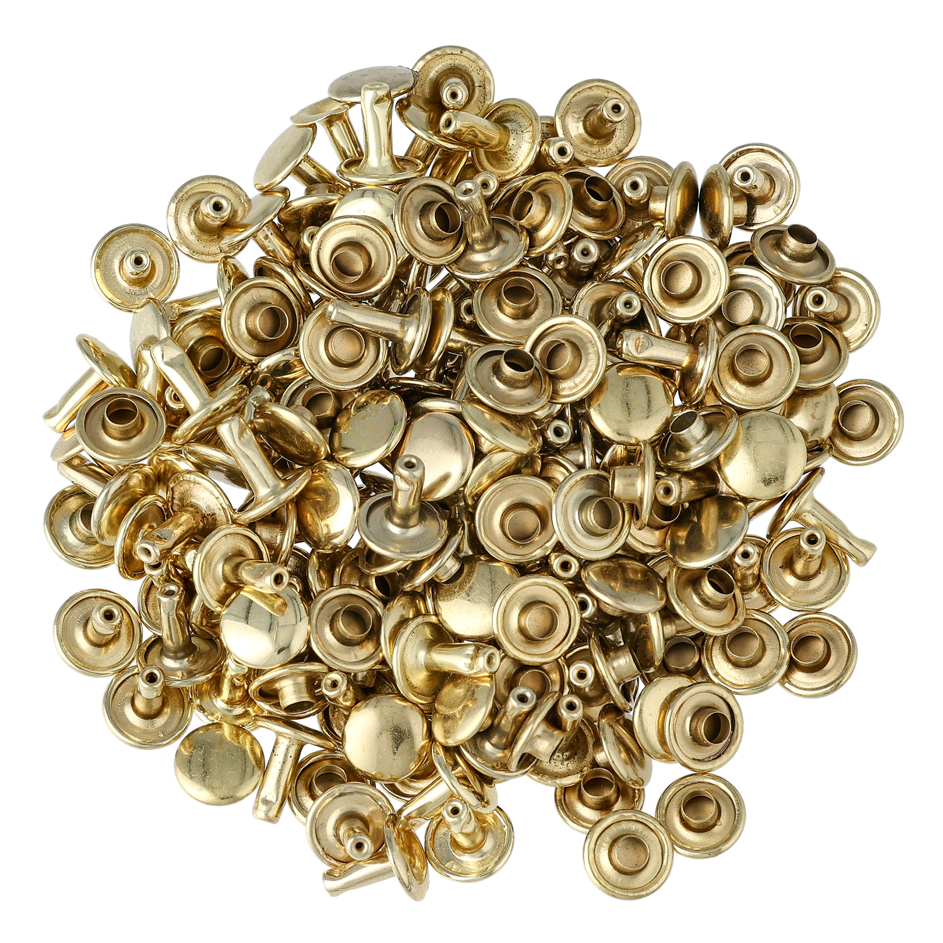 Kaksoisniitti samanpuoliset, messinki