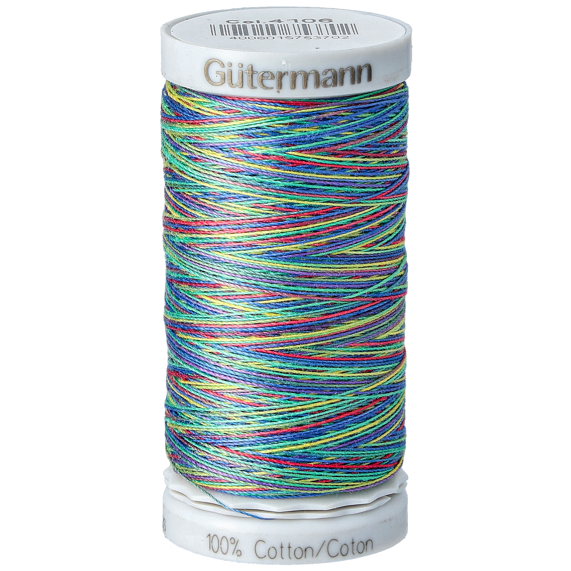 Gütermann Sytråd Cotton 30, regnbue