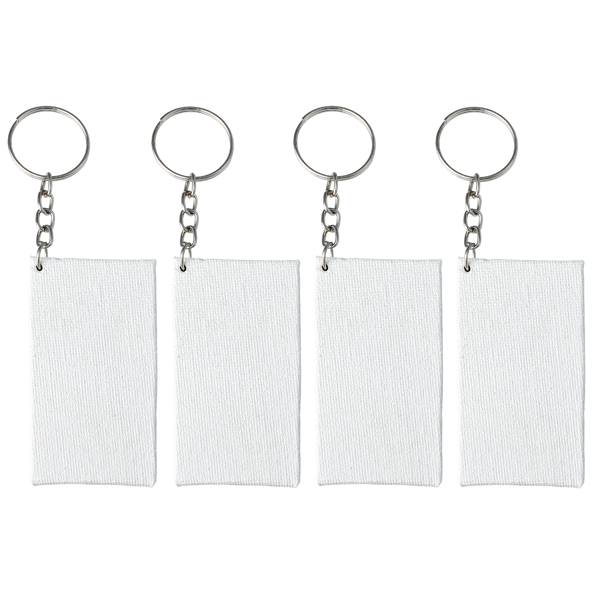 Nyckelring Canvas, rektangulär