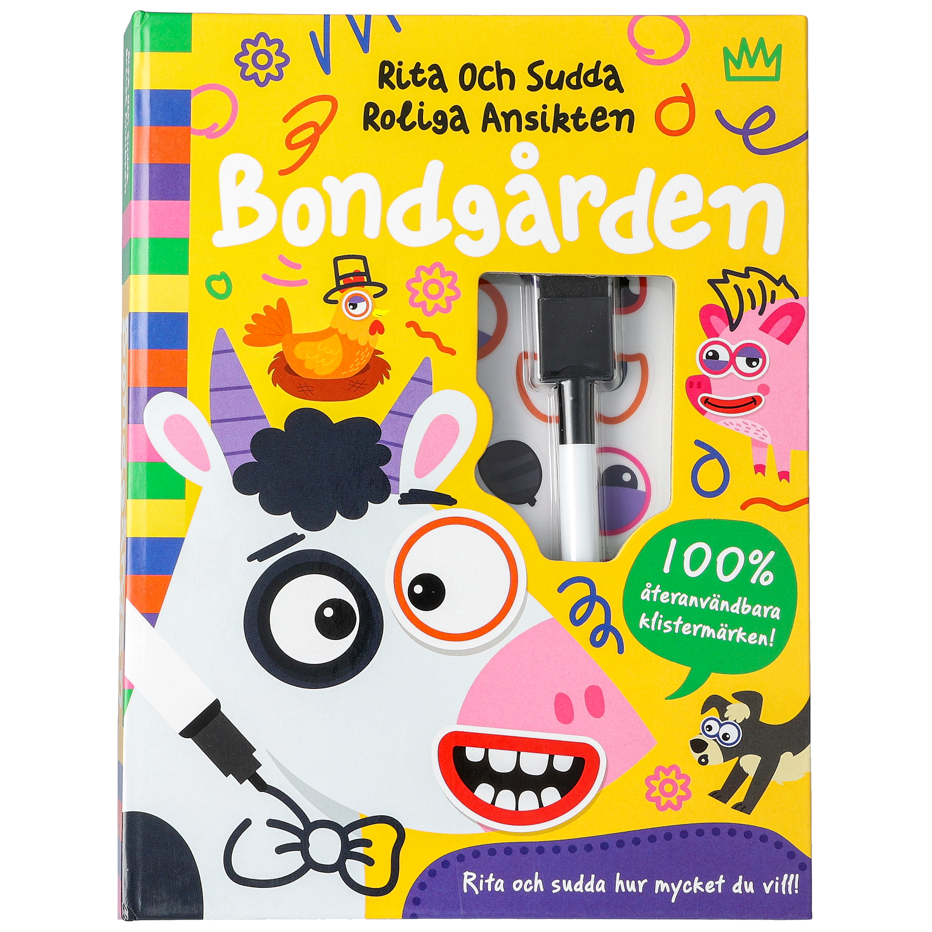 Rita & sudda roliga ansikten bondgården