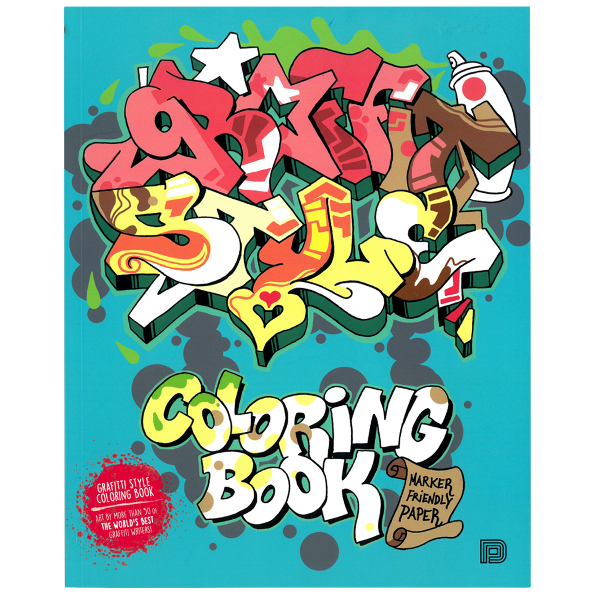 Graffiti Style Coloring Book värityskirja