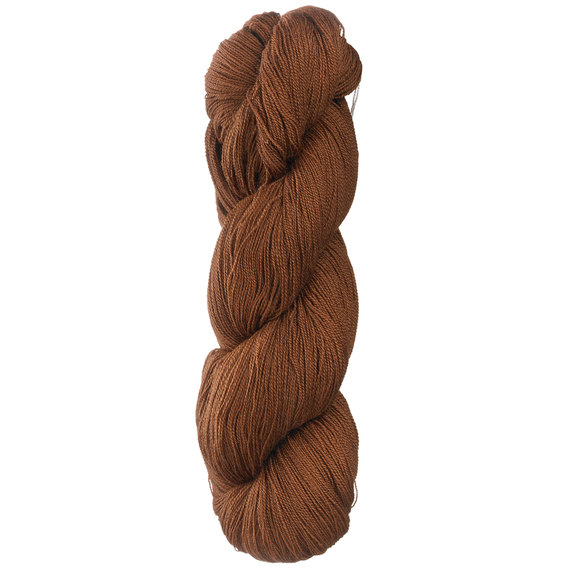 Kammet uldgarn, lysebrun