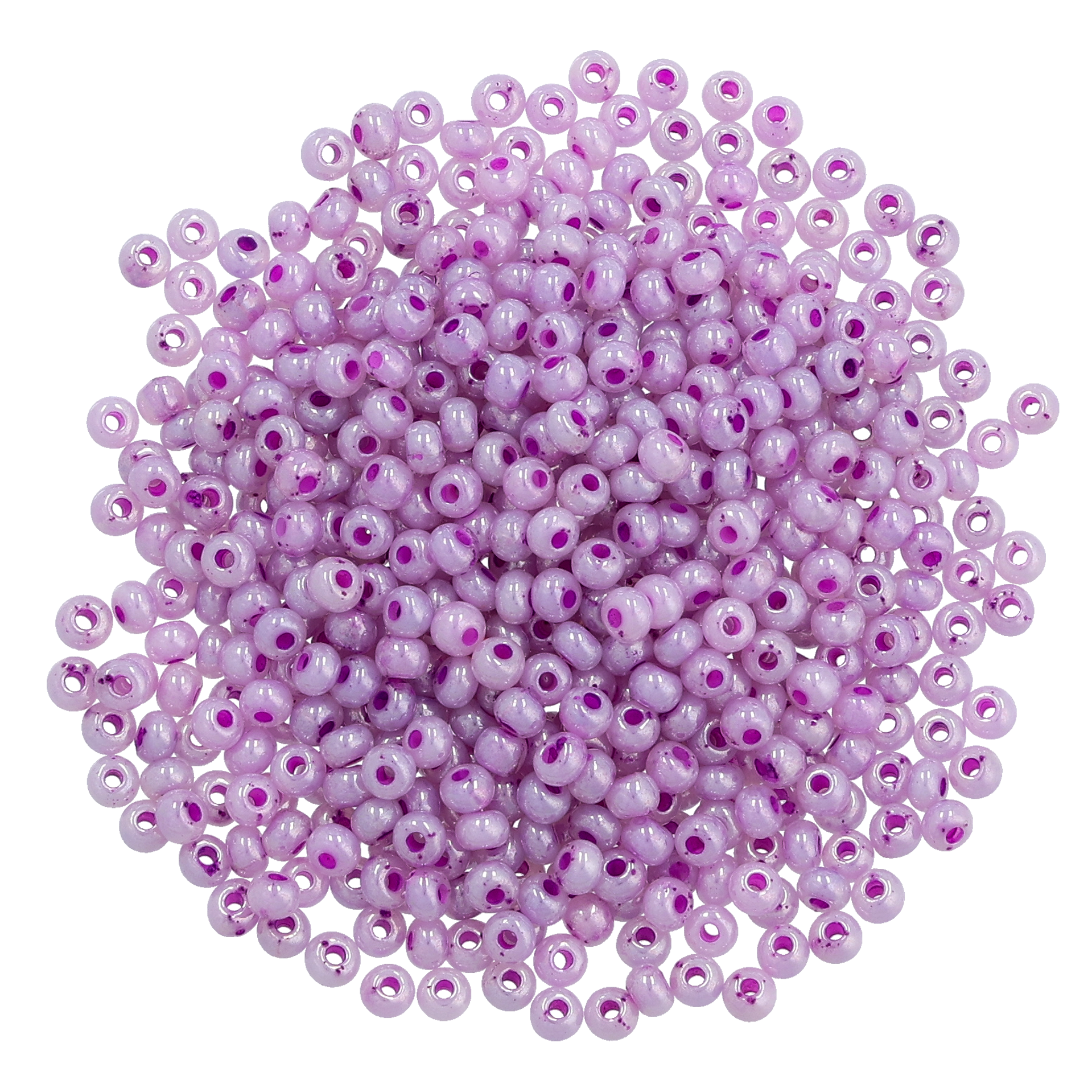 Rocailleshelmet 6/0, säihkyvä liila