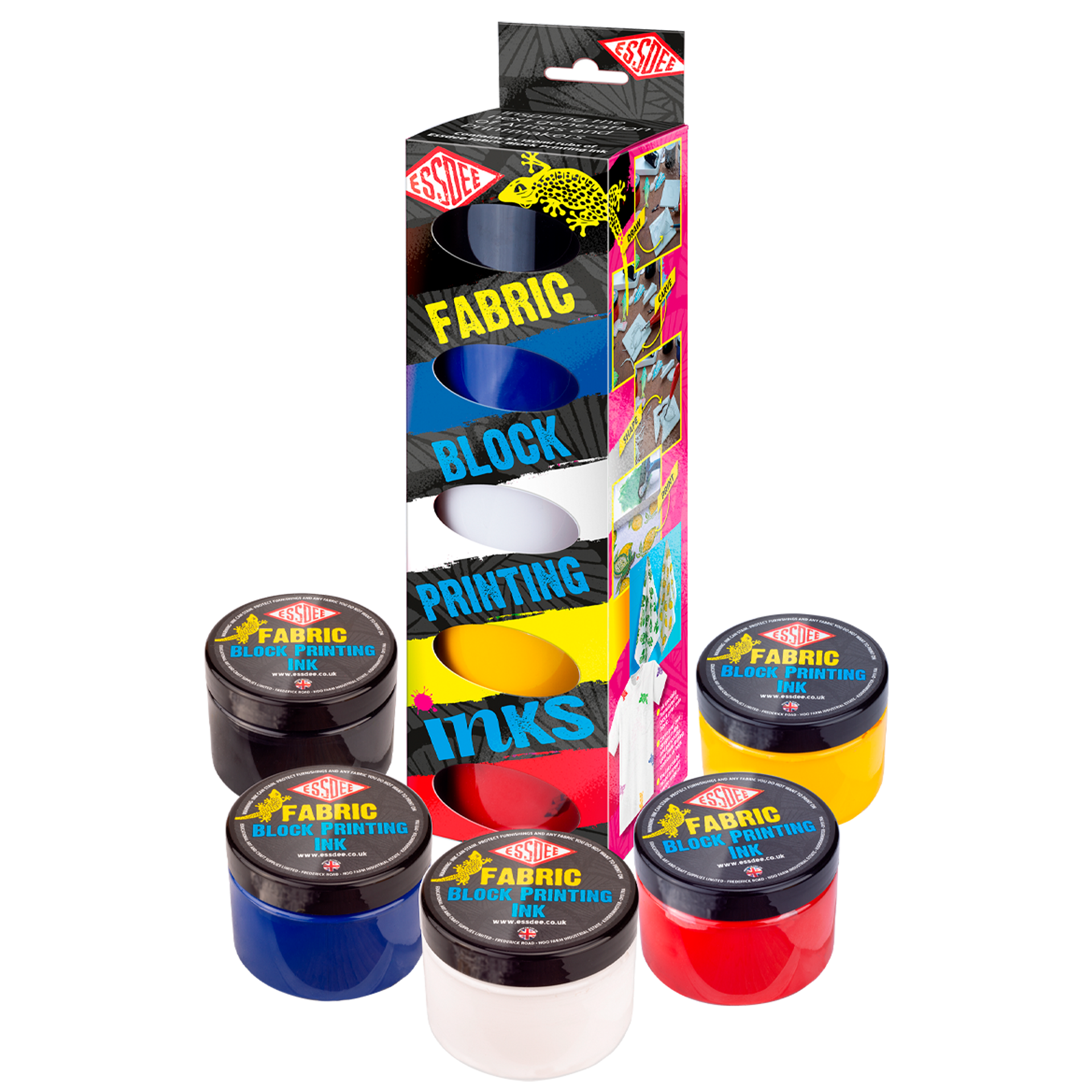 Linoleumsfarvesæt tekstil