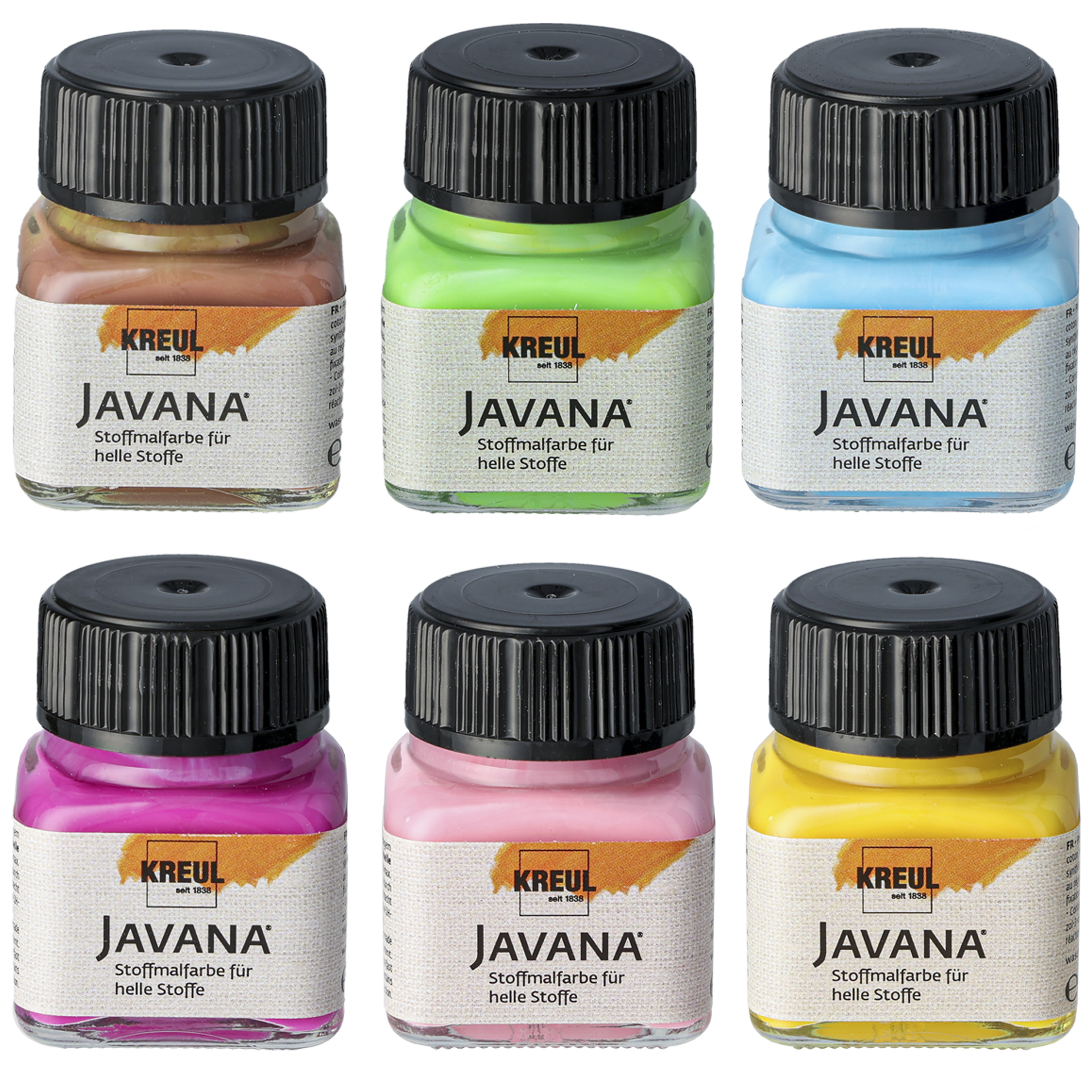 Javana tygfärg pastell