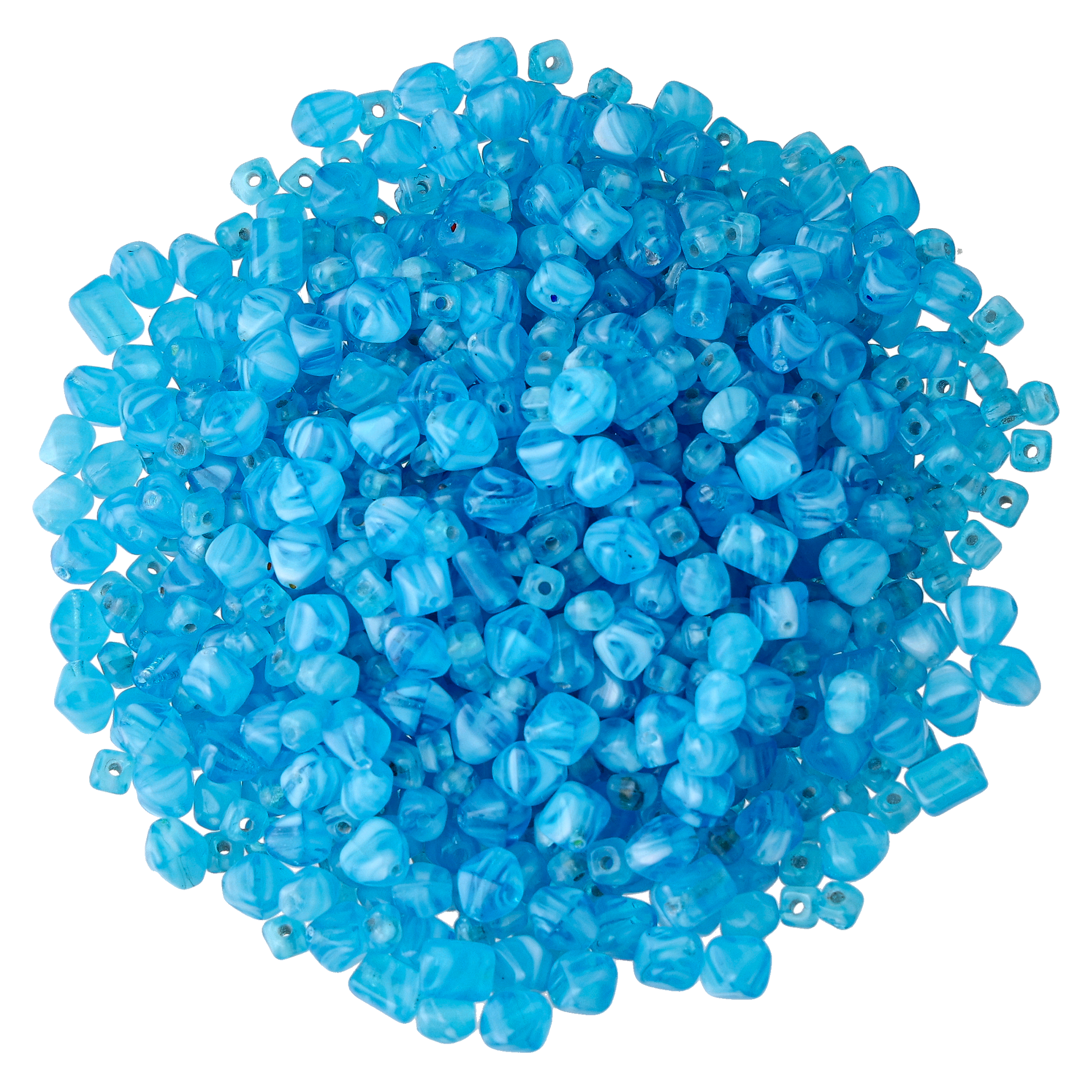 Pärlmix Trance, blå