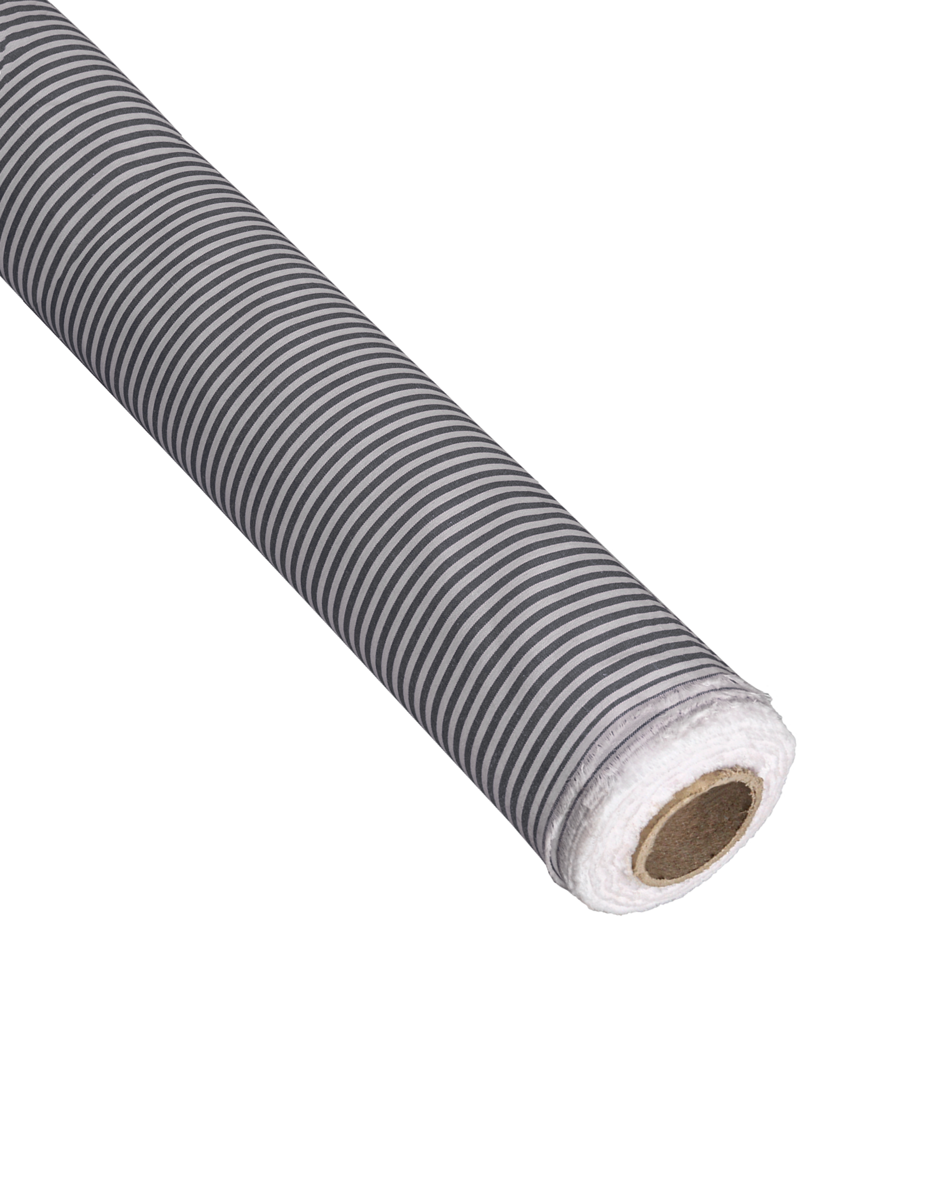 Bomullstyg smalrandigt, svart