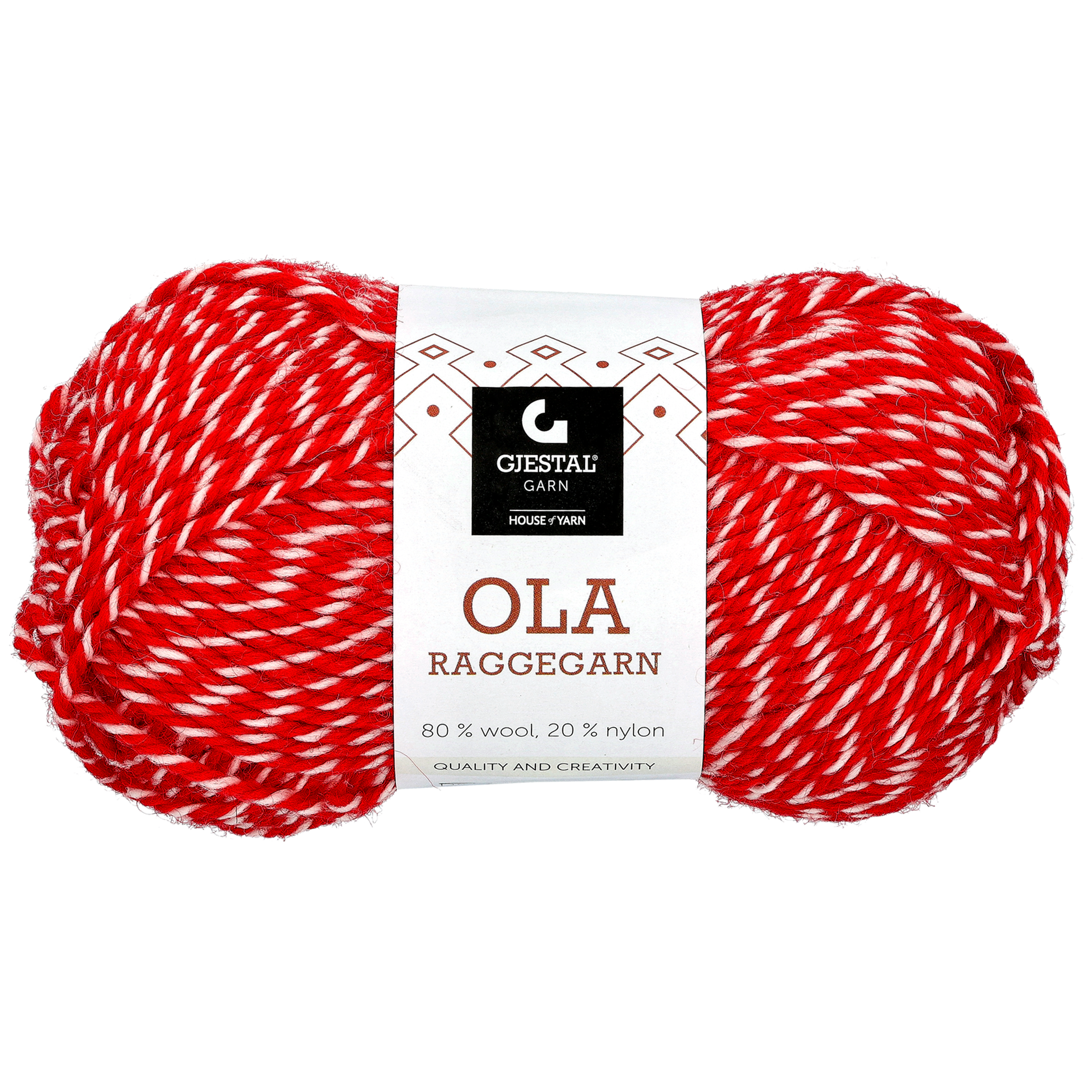 Ola Raggegarn, rød mouliné