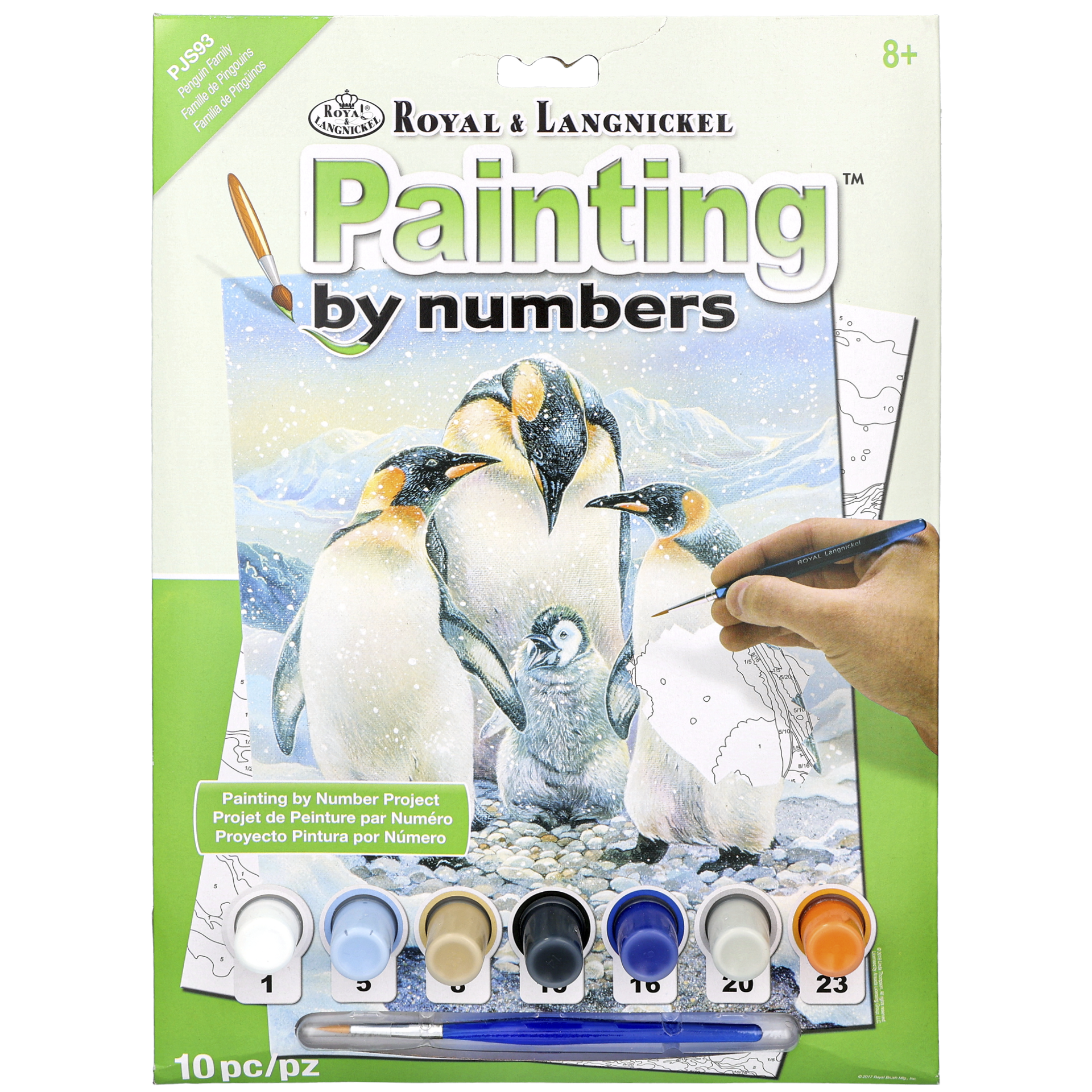 Royal Langnickel Painting by numbers, pingviner