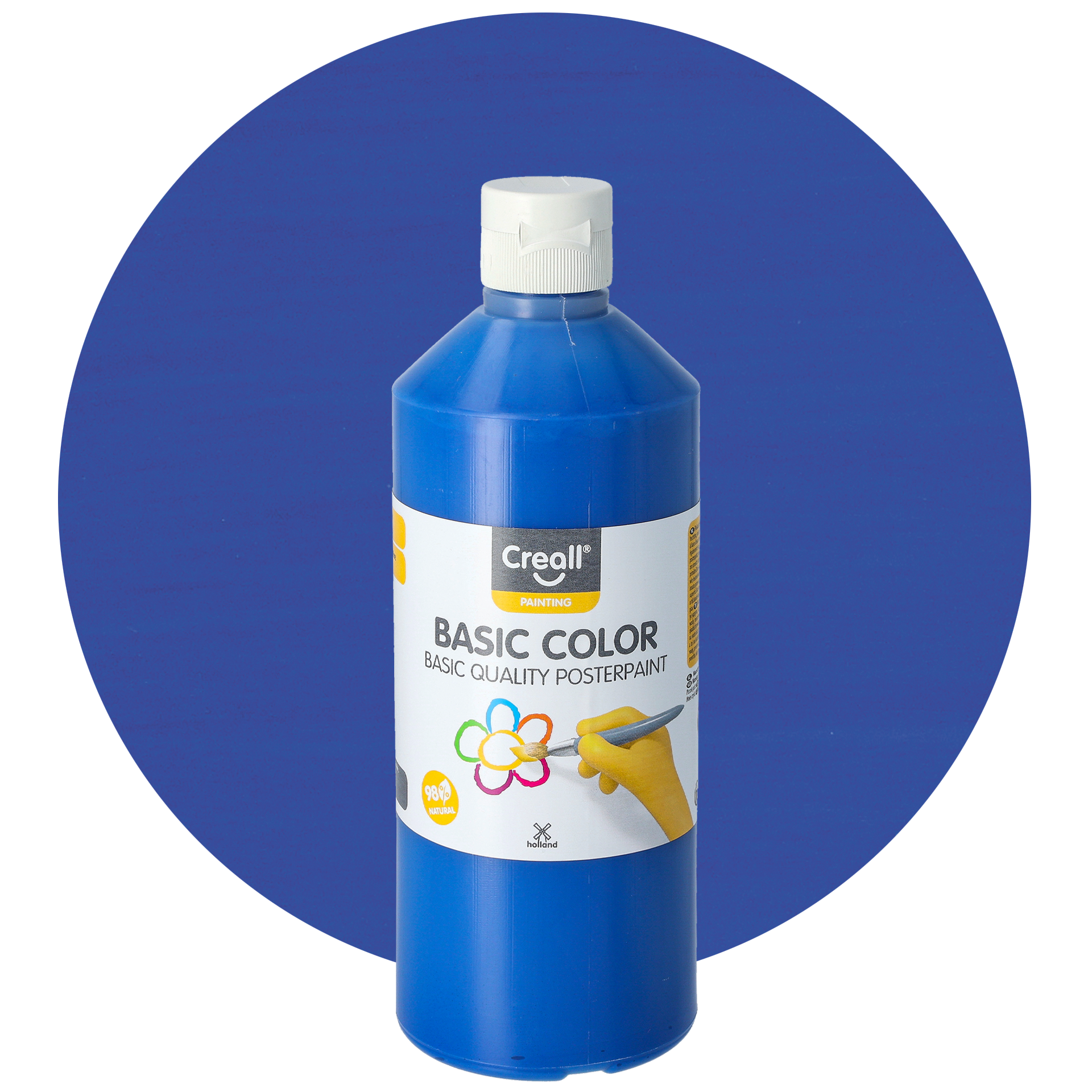 Basic color 500 ml, mørk blå