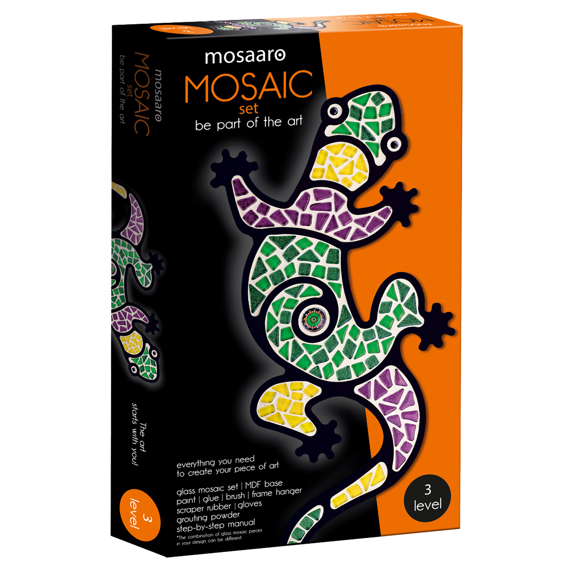 Mosaik set Nivå 3, Ödla