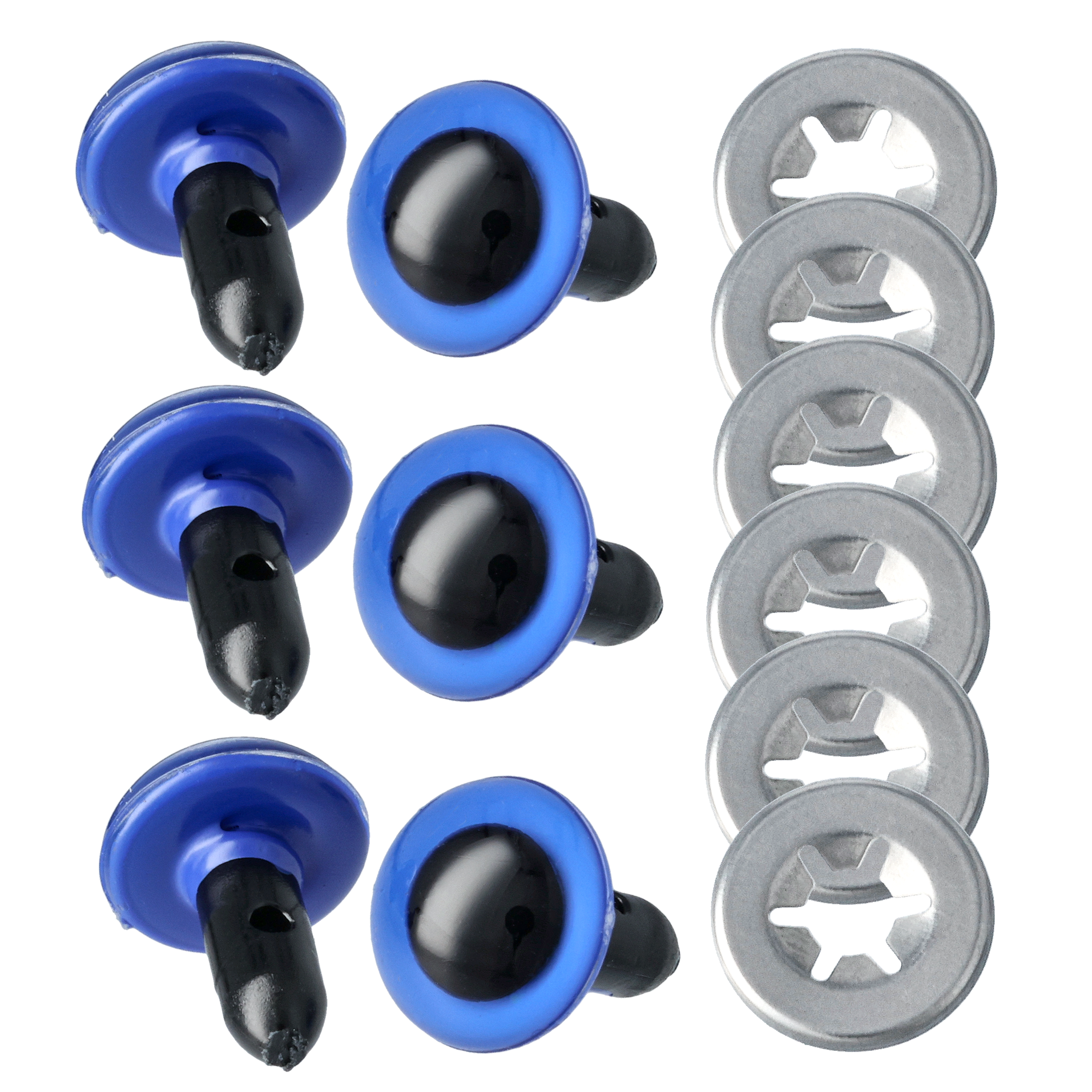 Varmuussilmät 12 mm, sininen