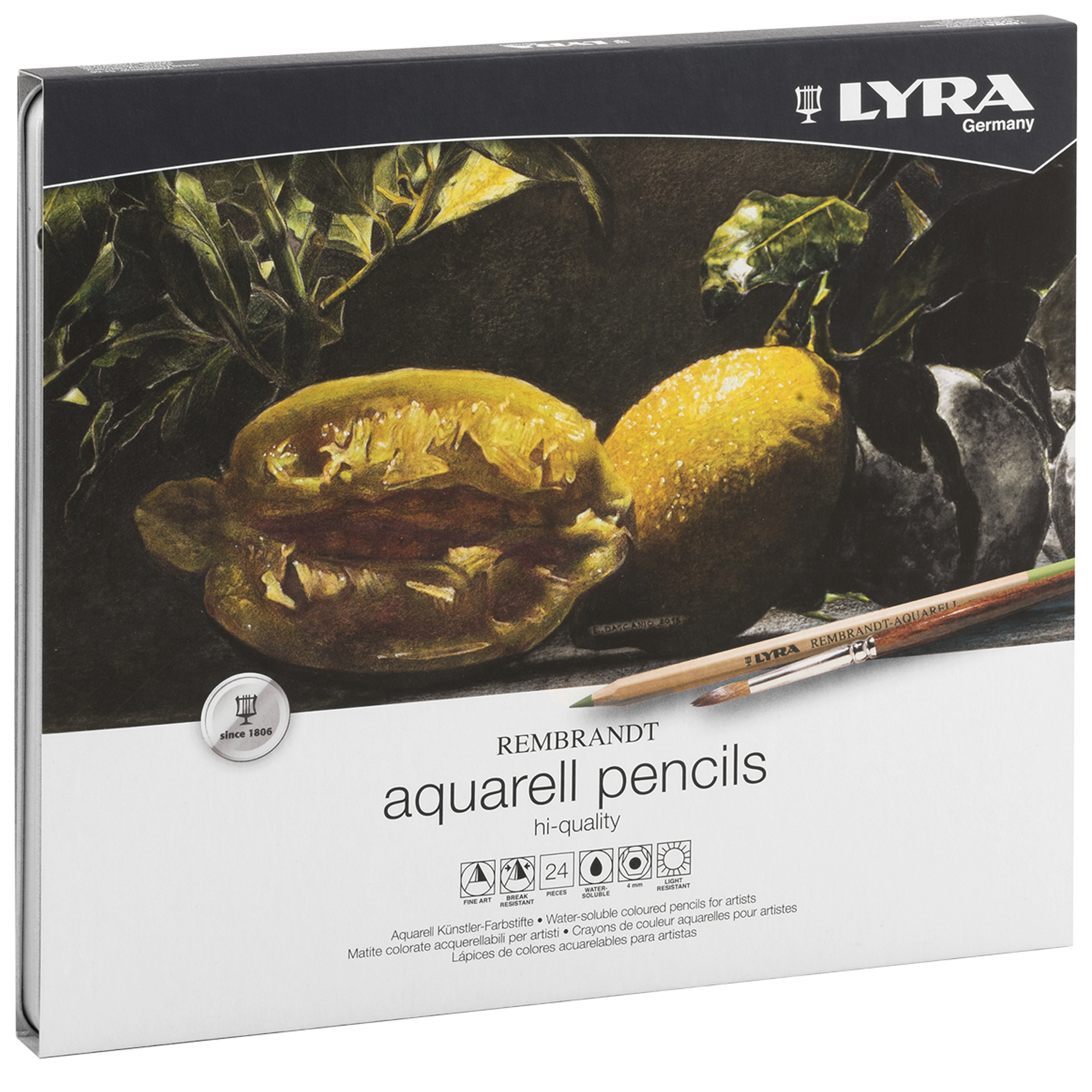 Rembrandt Aquarell, 24 stk