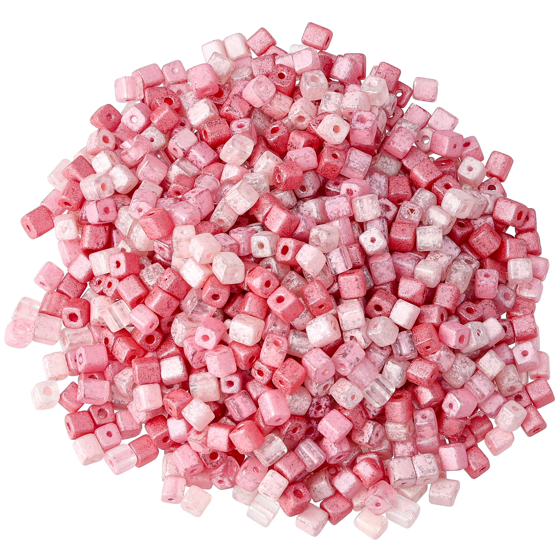 Perlemiks rosa kuber