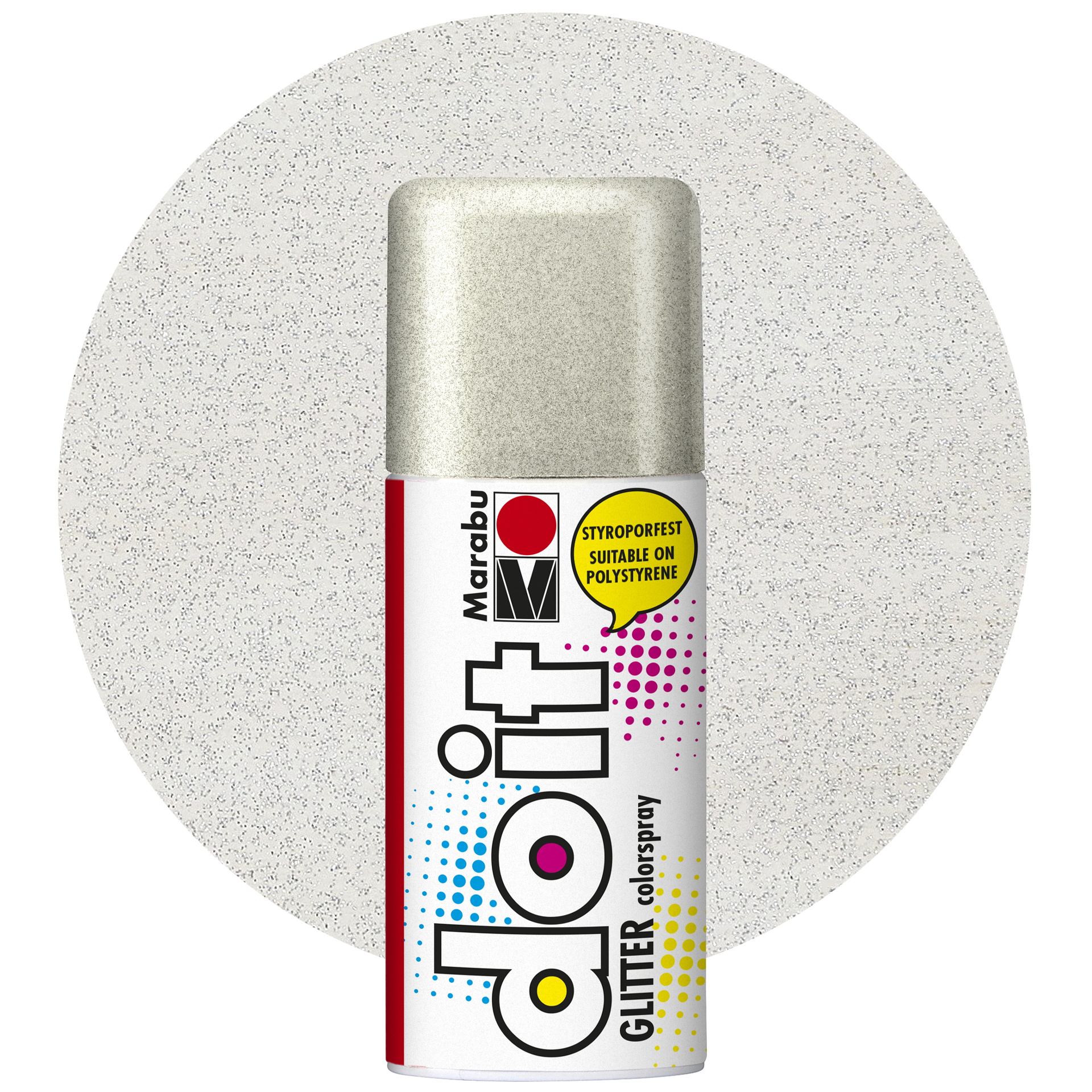 Sprayfärg glitter, silver