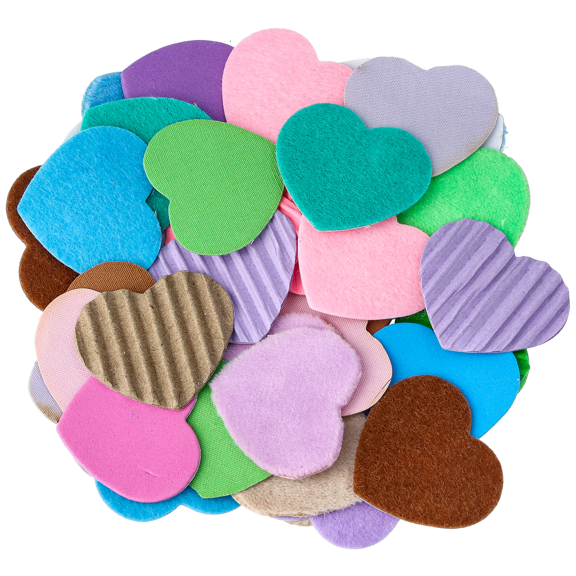 Hjertestickers med tekstur