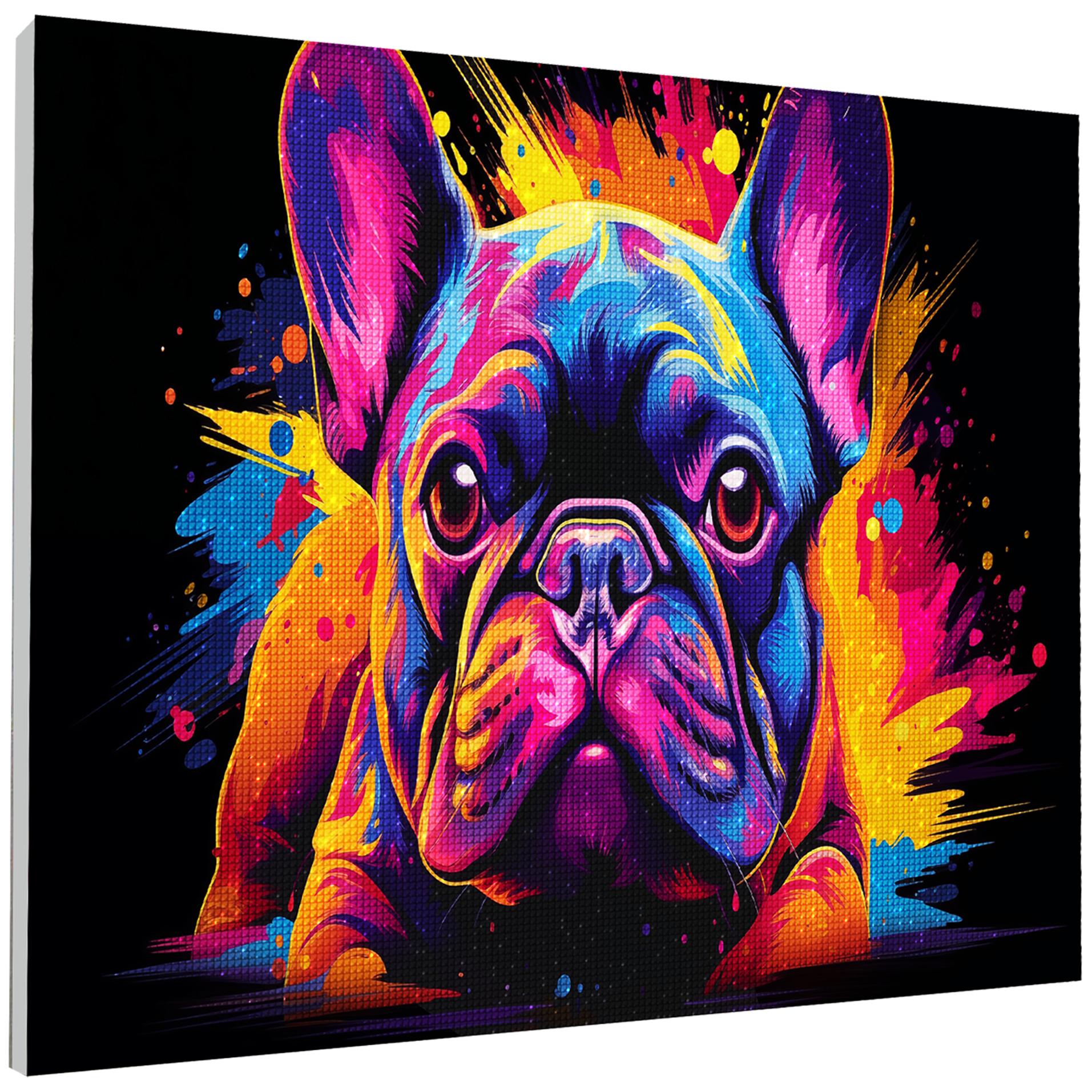 Diamond Painting 30 x 40, Fransk Bulldog