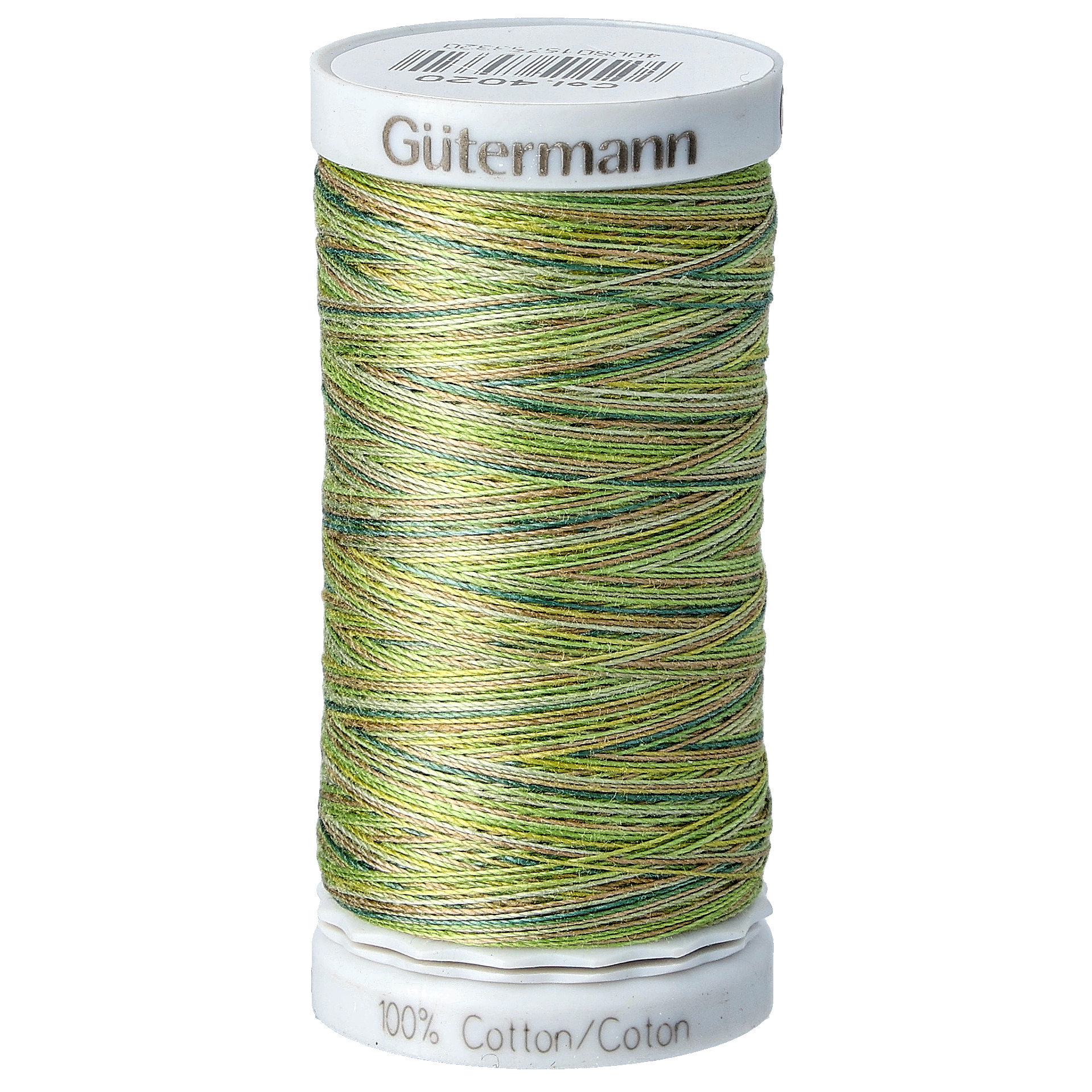 Gütermann Sytråd Cotton 30, grønmeleret