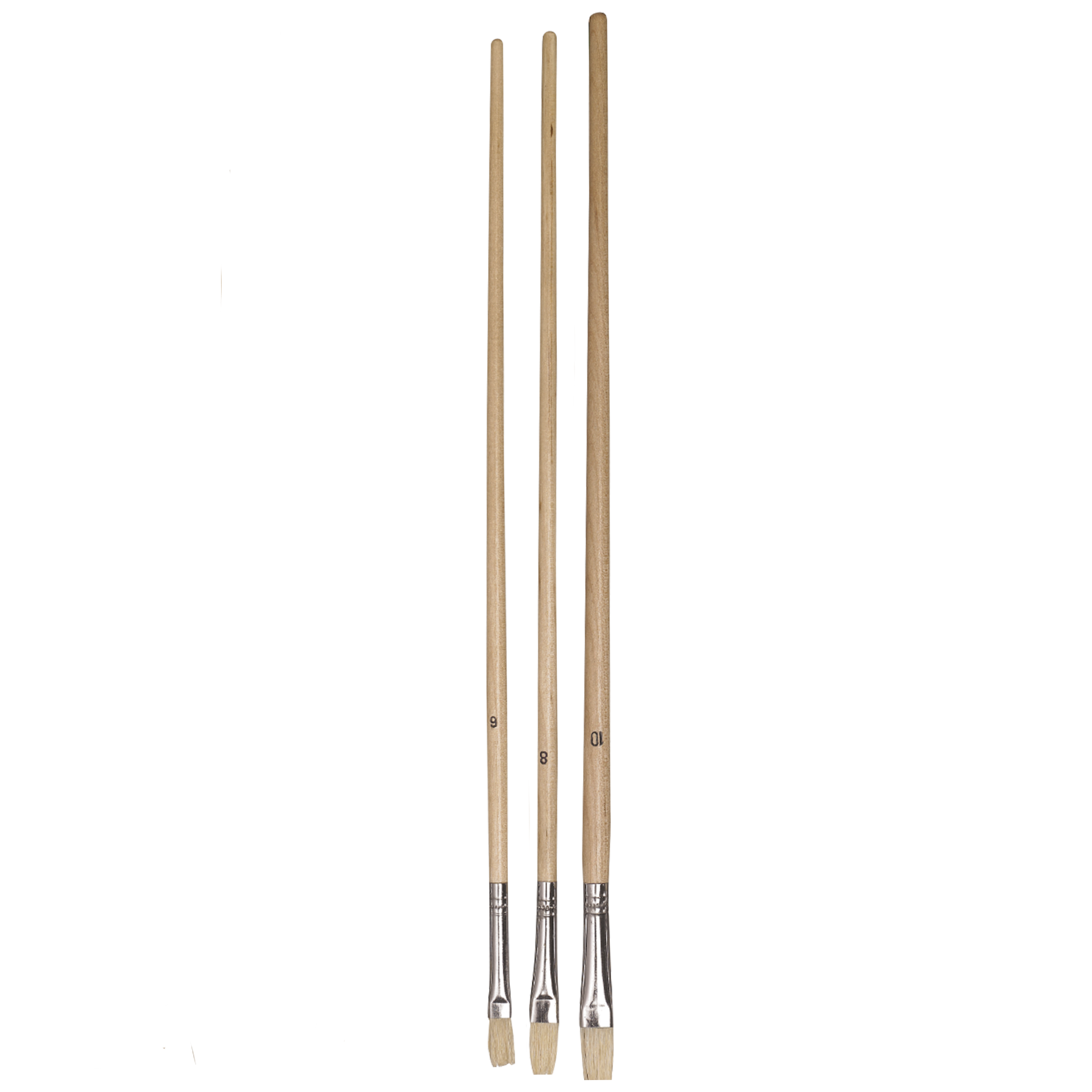 Penselsæt flad 3 stk