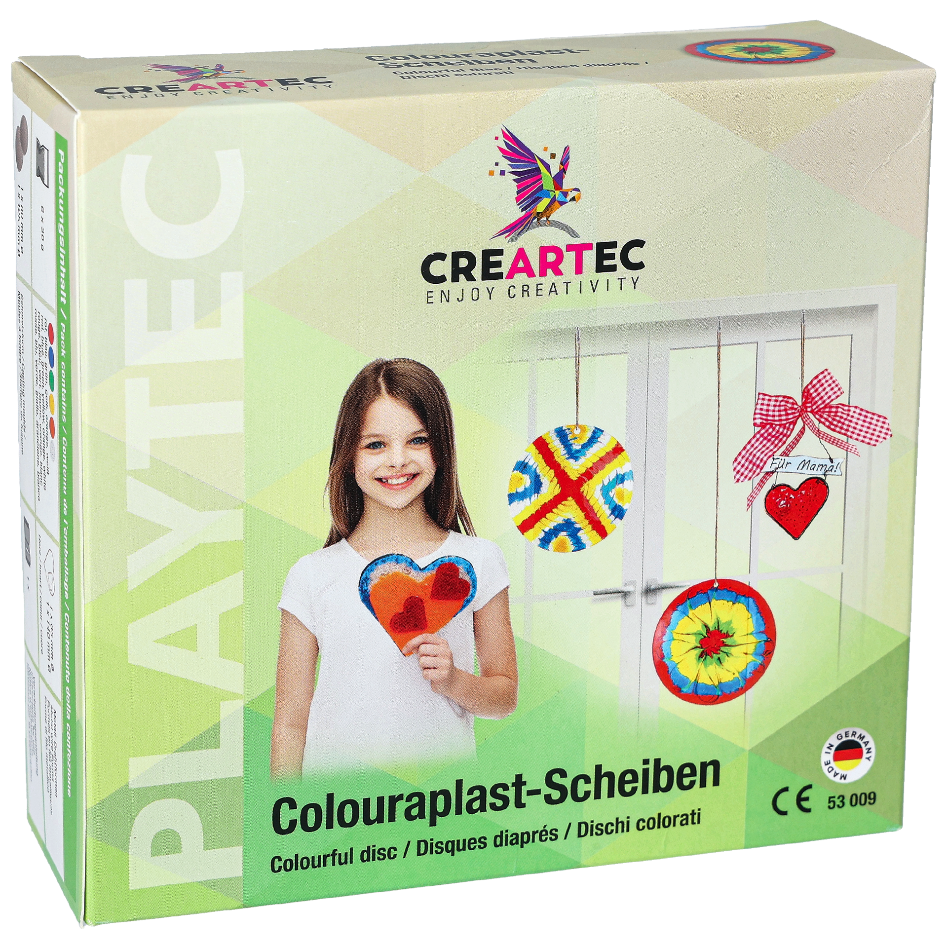 Colouraplast ympyrä & sydän